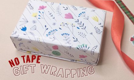 DIY Gift Wrapping for Valentine (No Tape) วิธีห่อของขวัญวันวาเลนไทน์แบบง่ายๆ ไม่ต้องใช้เทป