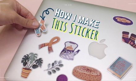 DIY Clear and Color Sticker: วิธีทำสติ๊กเกอร์ใสและสีเองง่ายๆ
