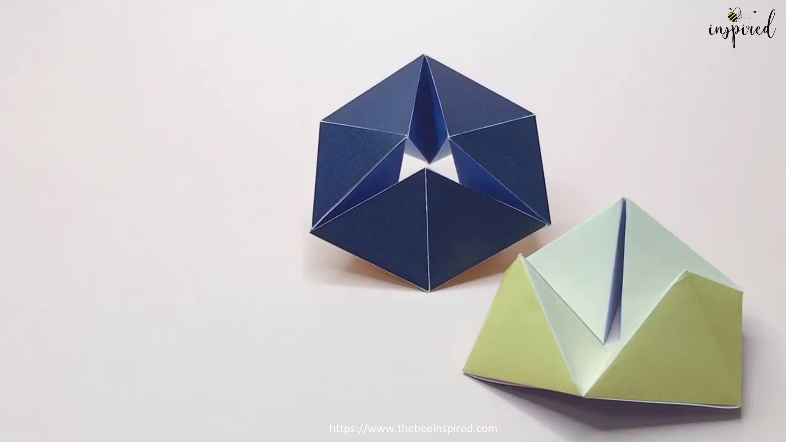 DIY Origami Moving Flexagon Fidget Paper Toy_13