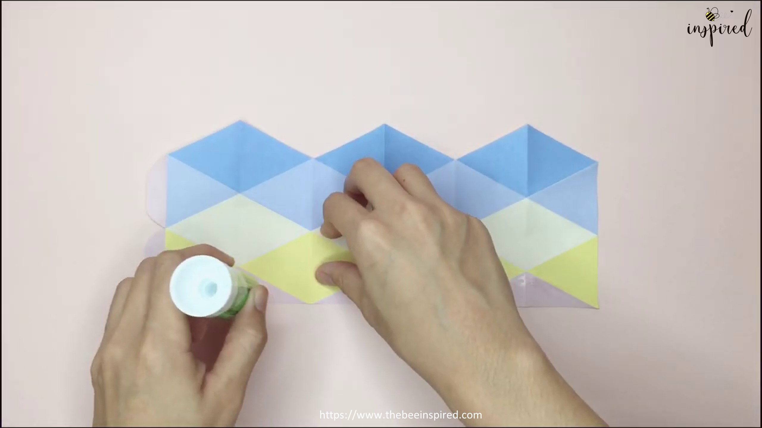 DIY Origami Moving Flexagon Fidget Paper Toy_8