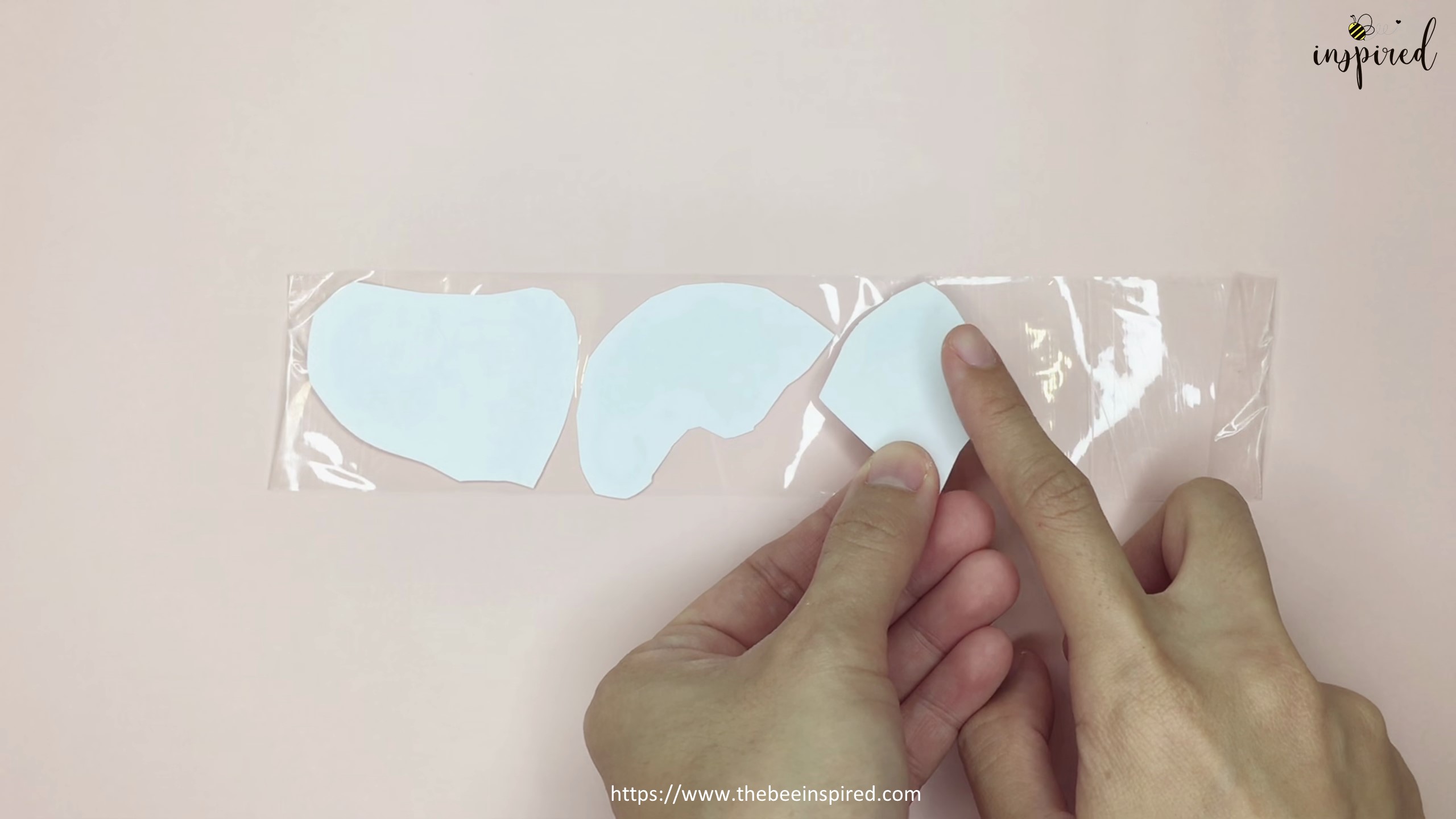 How to Make Sticker from Paper _ Clear Packaging Tape_3
