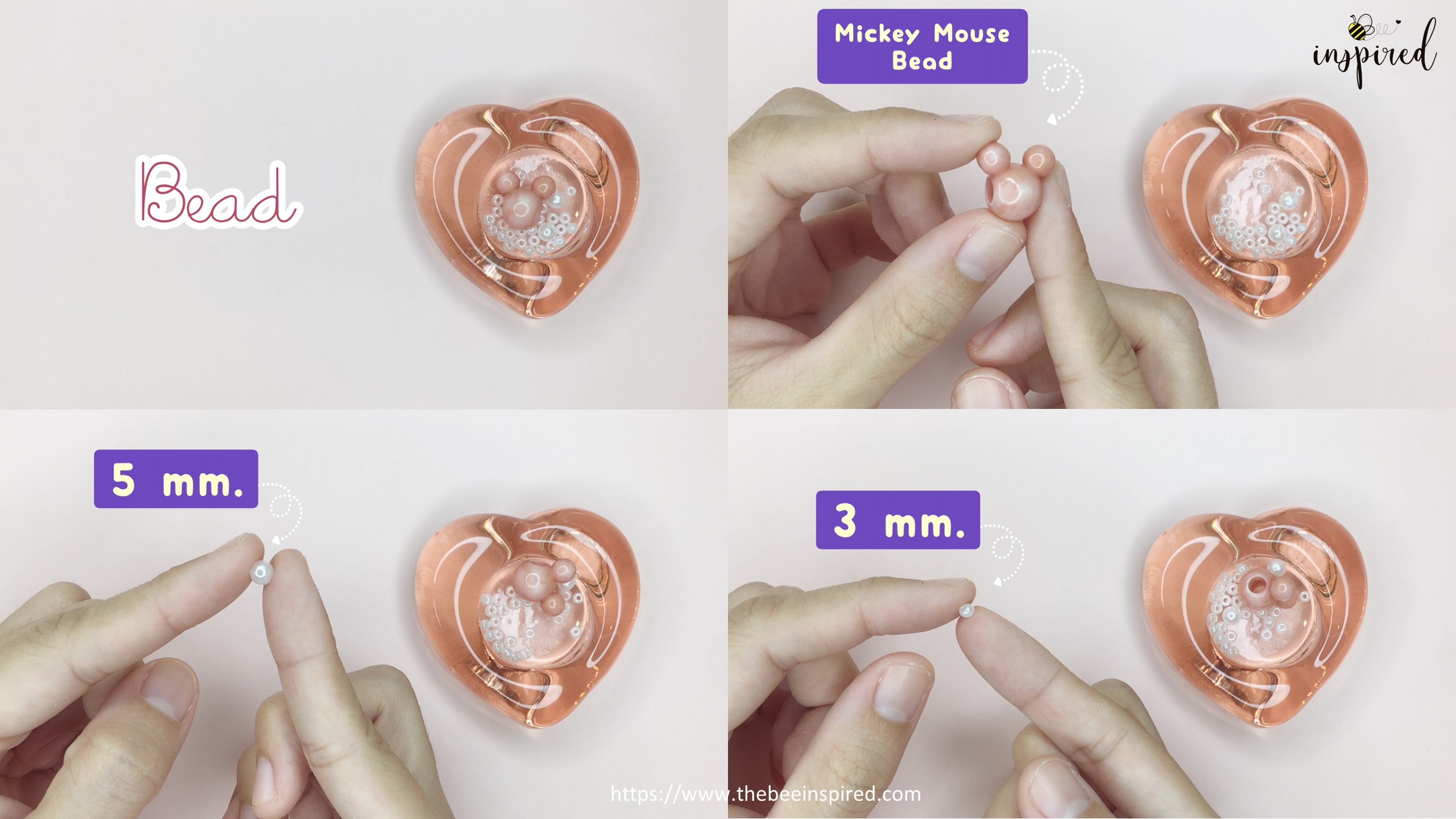 วิธีทำแหวนลูกปัดมิกกี้เมาส์ง่ายๆ สไตล์เกาหลี - How to Make Mickey Mouse Beaded Ring_Equipment_1