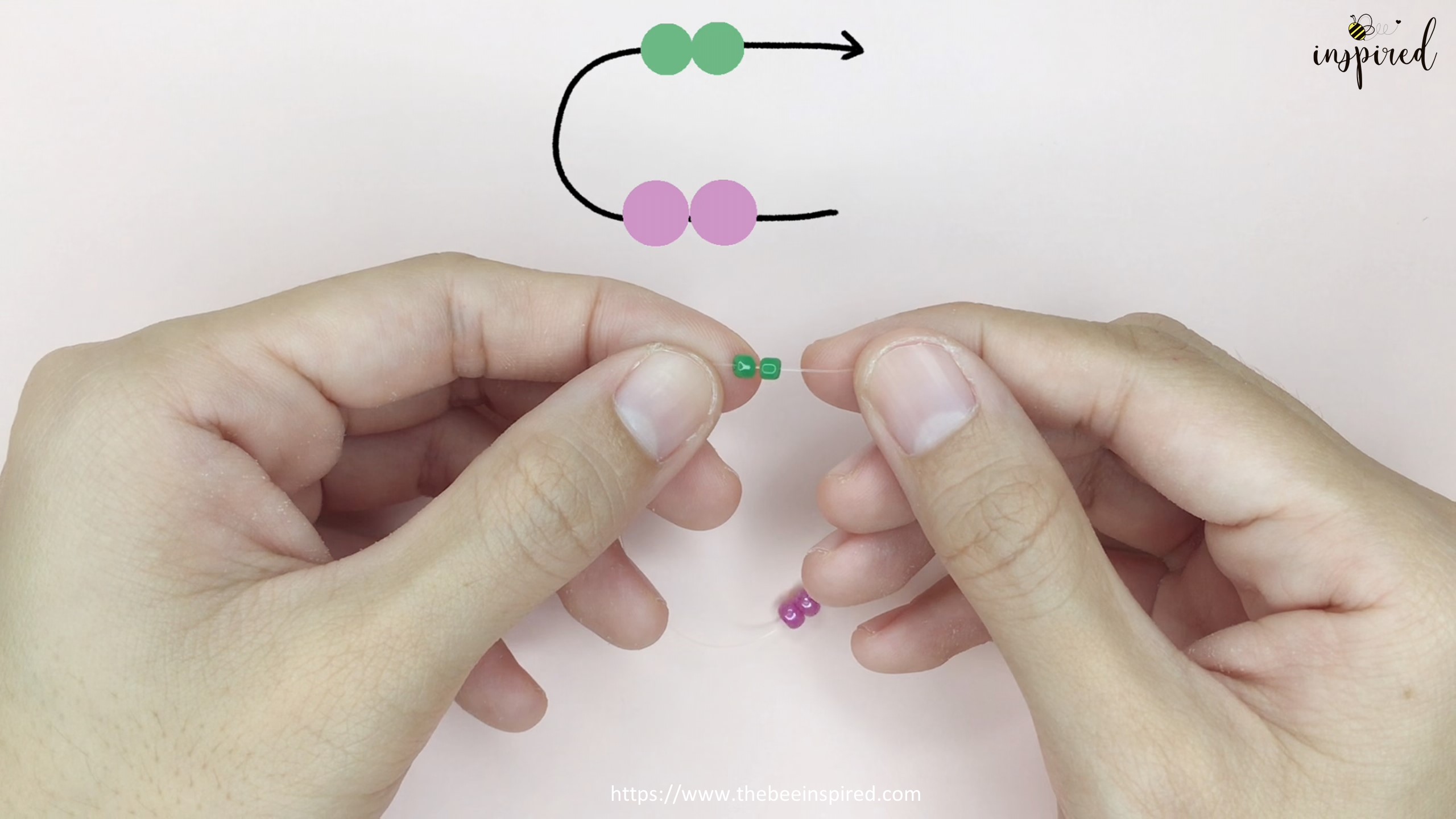 วิธีทำแหวนลูกปัดเชอร์รี่ง่ายๆ สไตล์เกาหลี - How to Make Cherry Beaded Ring_2