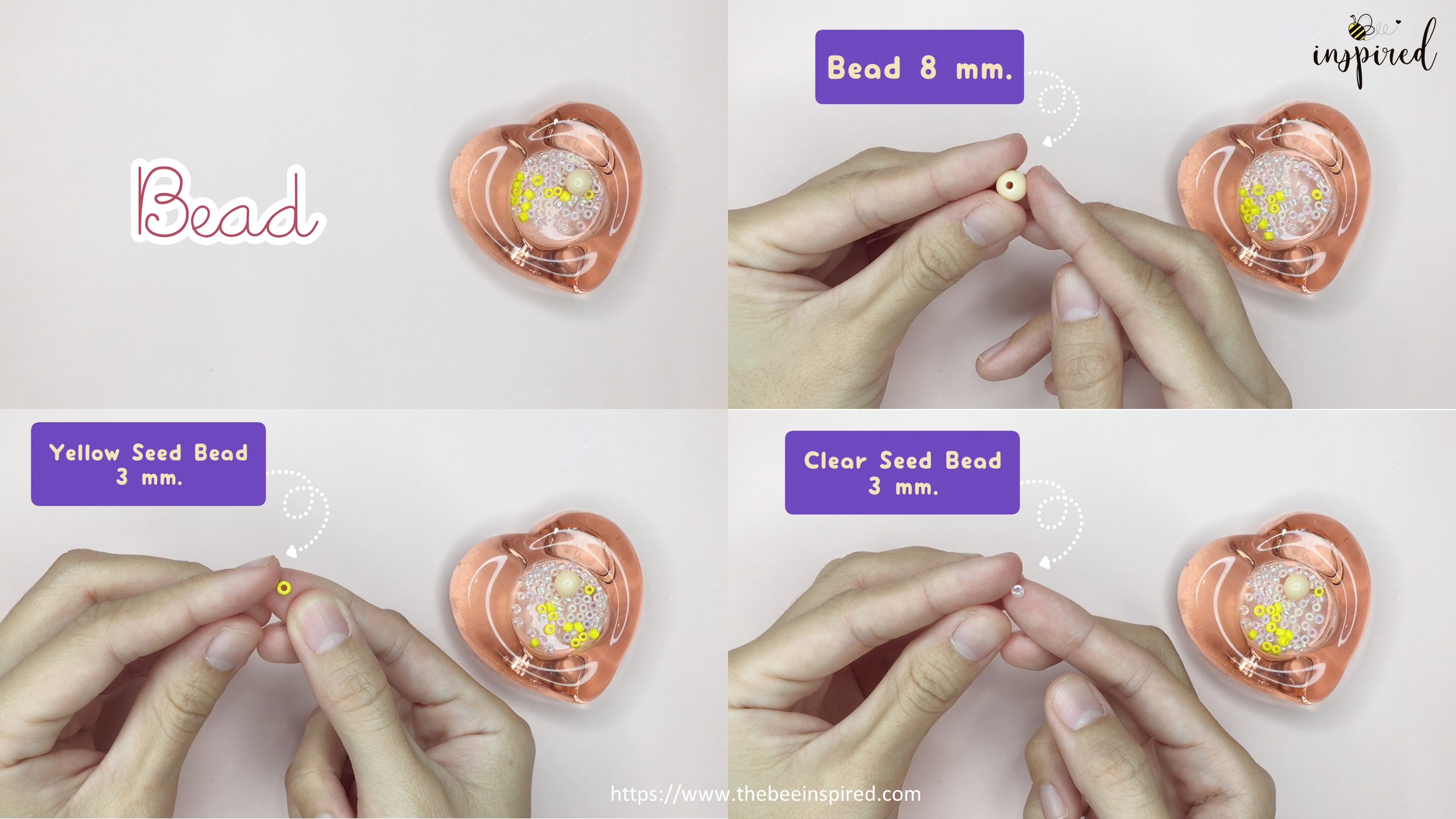 สอนร้อยแหวนลูกปัดดอกทานตะวัน ทำง่ายๆ สไตล์เกาหลี - How to Make Sunflower Beaded Ring_Equipment_1