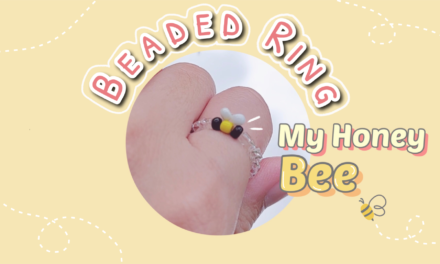 How to Make Bee Beaded Ring: วิธีร้อยแหวนลูกปัดผึ้งน้อยแบบง่ายๆ สไตล์เกาหลี
