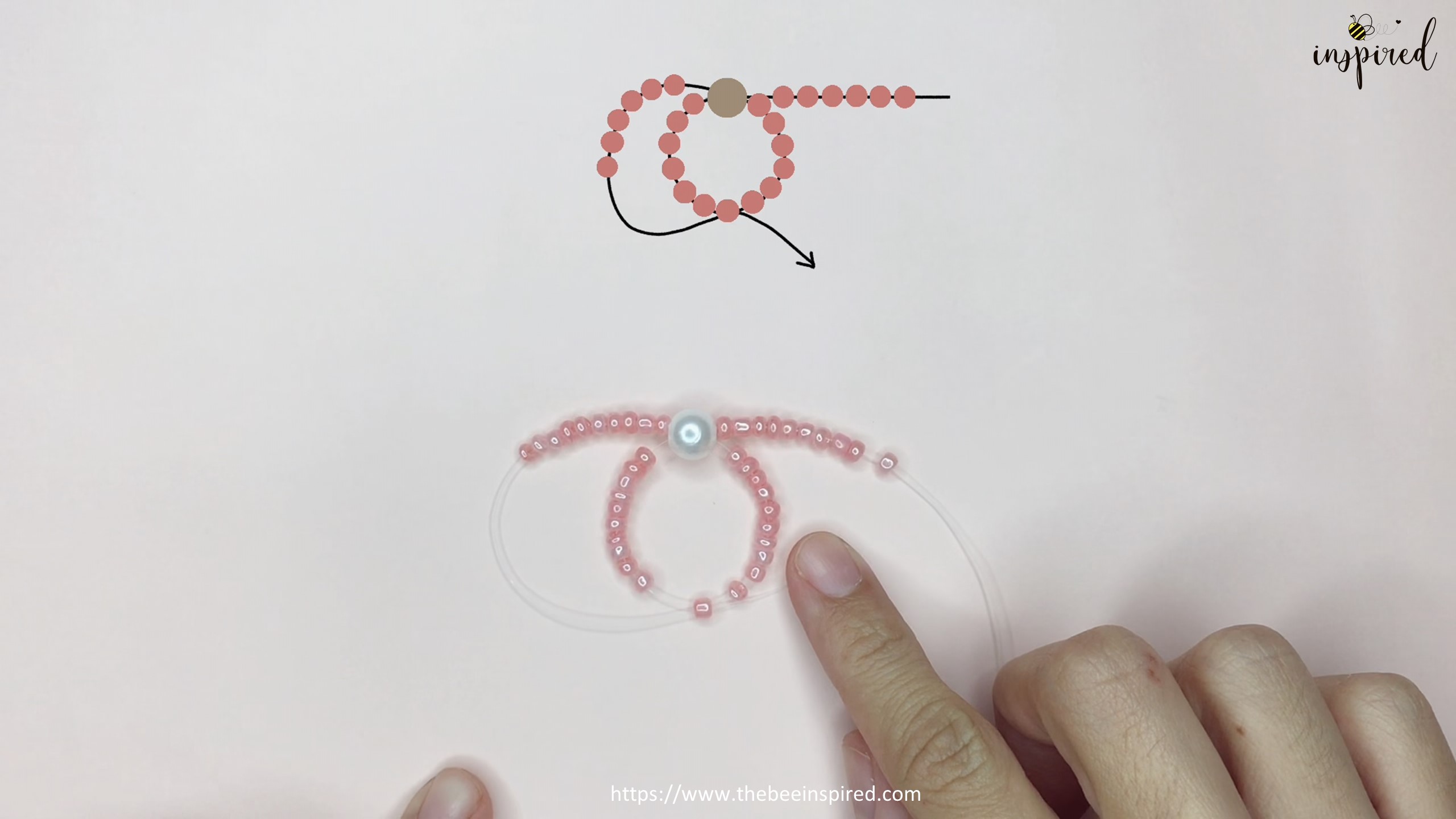 Easy DIY Beaded Ring วิธีทำแหวนลูกปัดง่ายๆ สไตล์เกาหลี_10