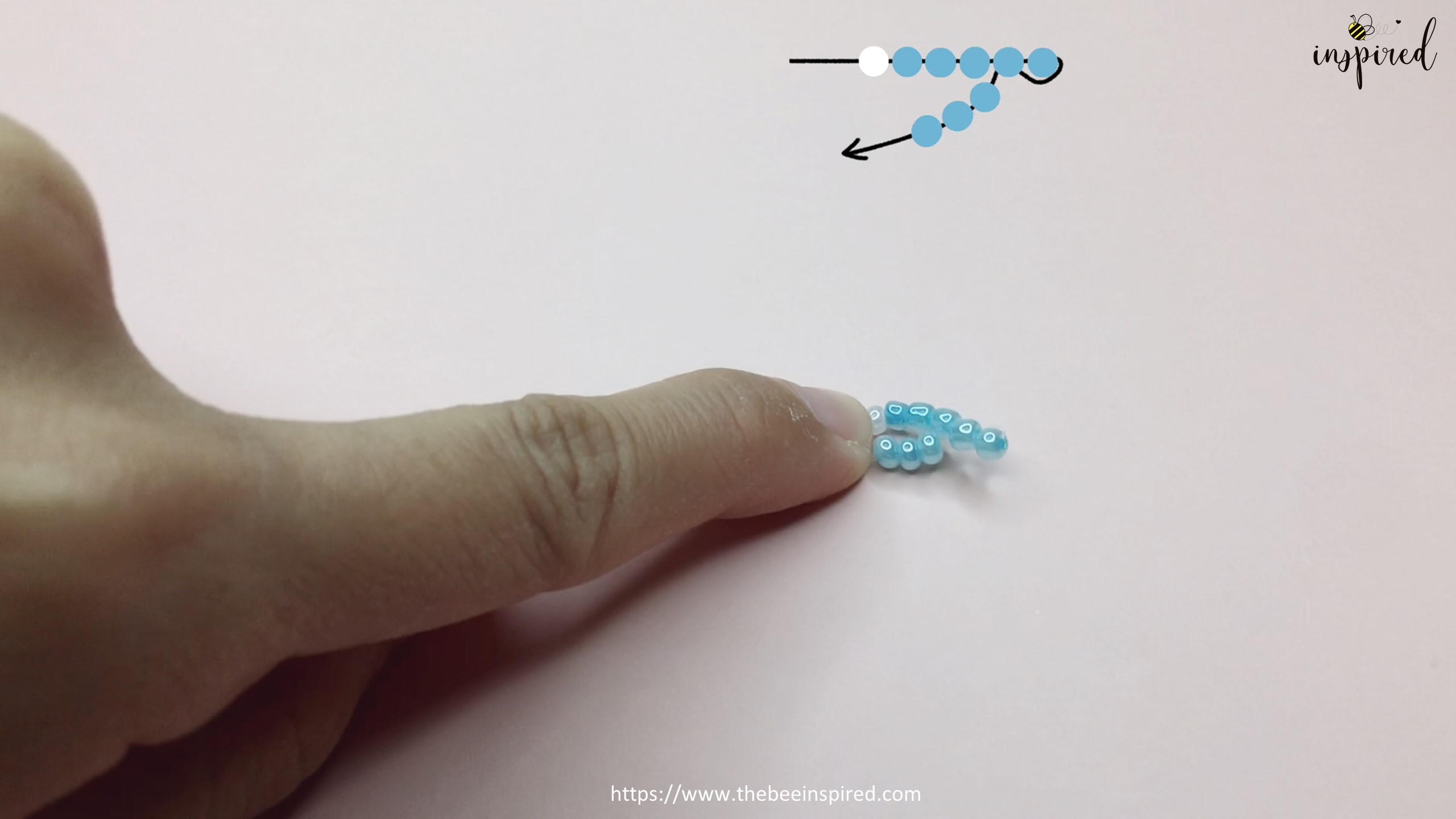 How to Make Butterfly Beaded Ring_10