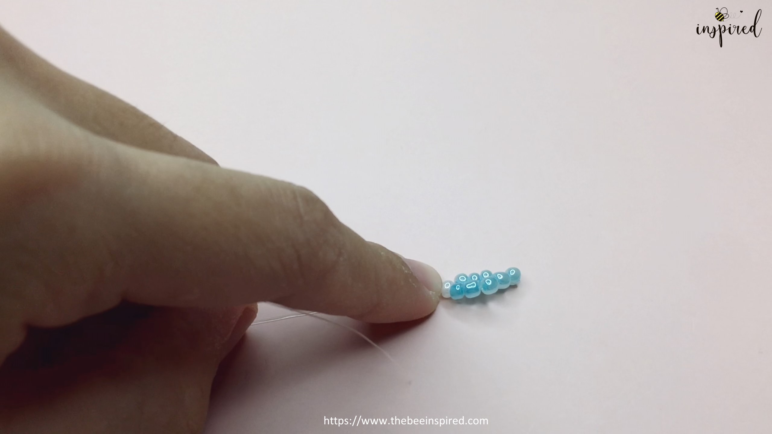 How to Make Butterfly Beaded Ring_12