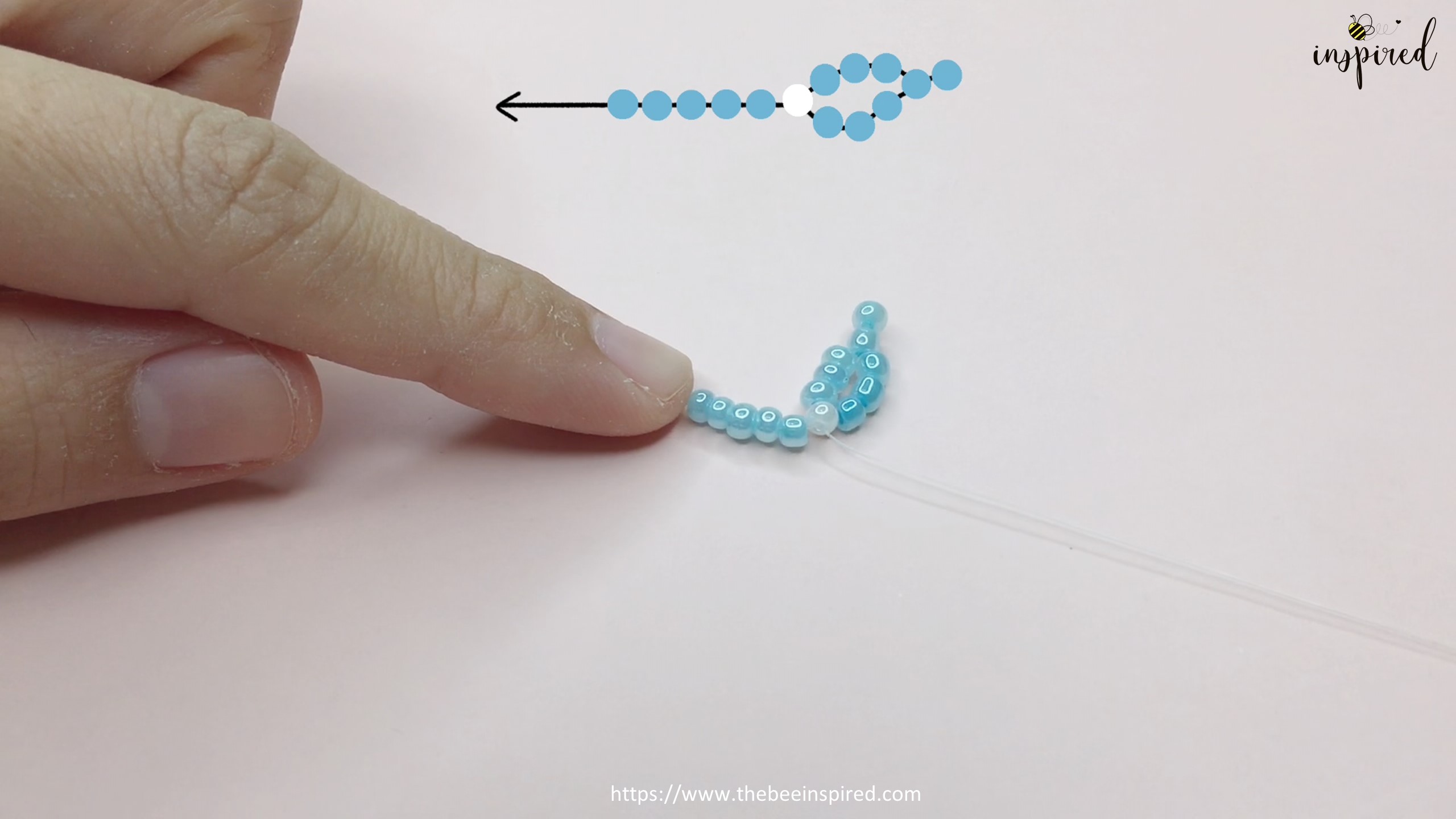 How to Make Butterfly Beaded Ring_13