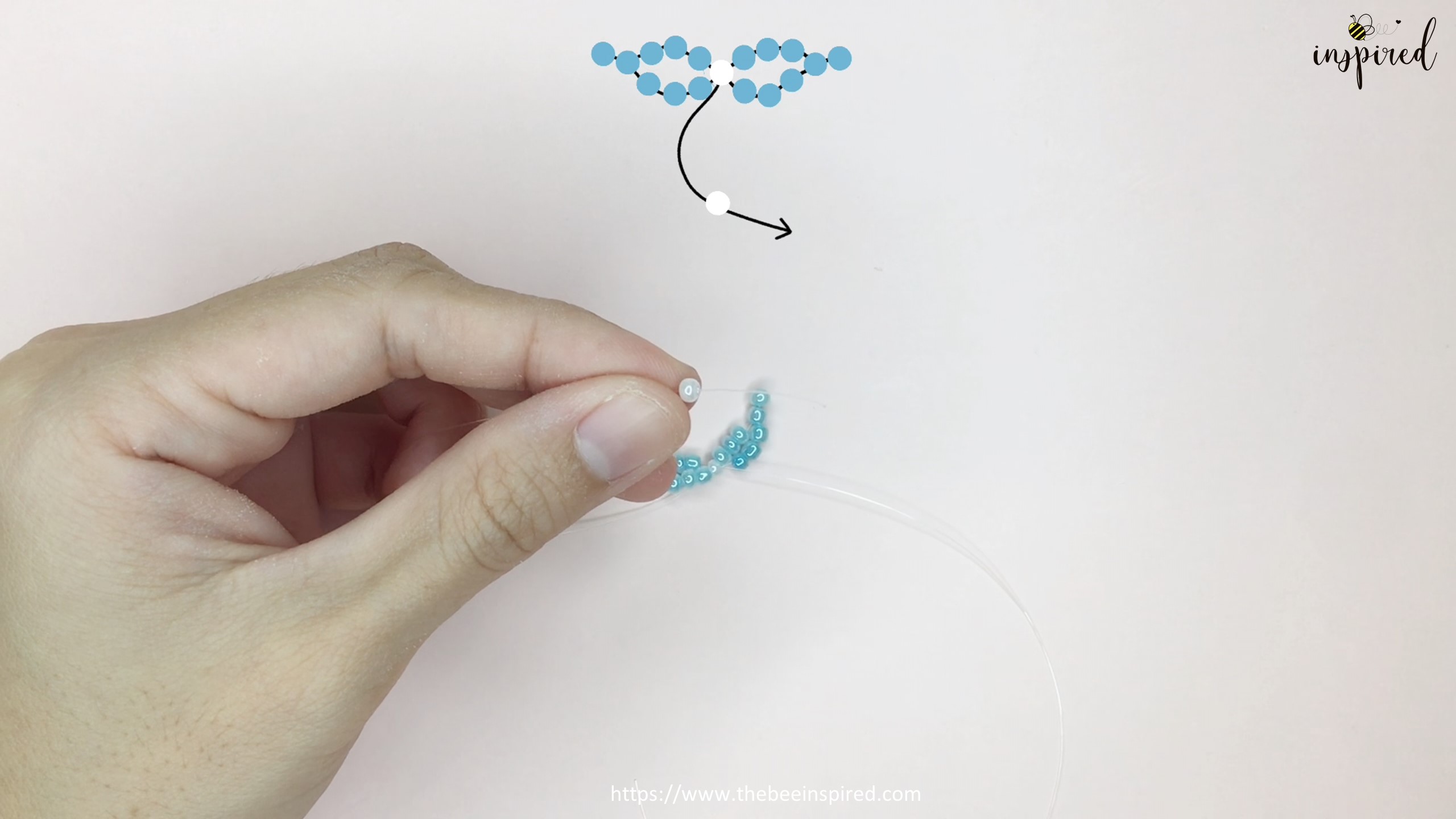 How to Make Butterfly Beaded Ring_20