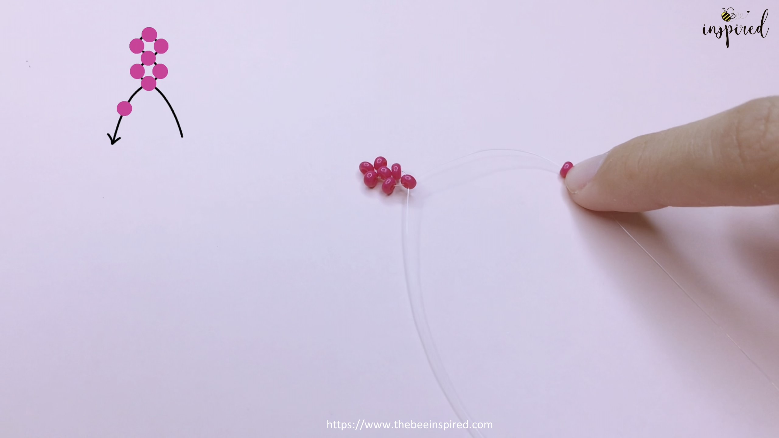 How to Make Cherry Beaded Ring_10