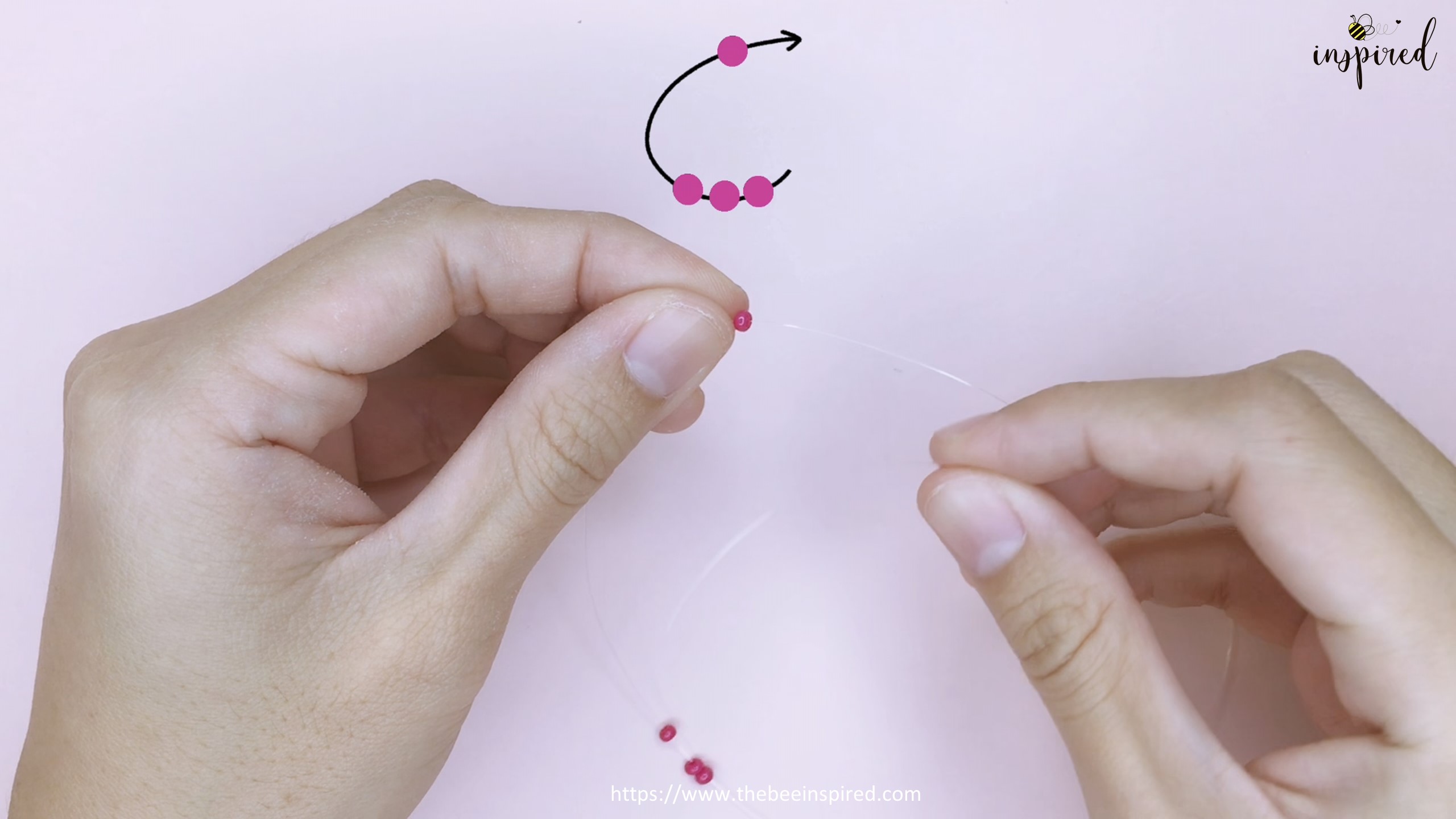 How to Make Cherry Beaded Ring_2