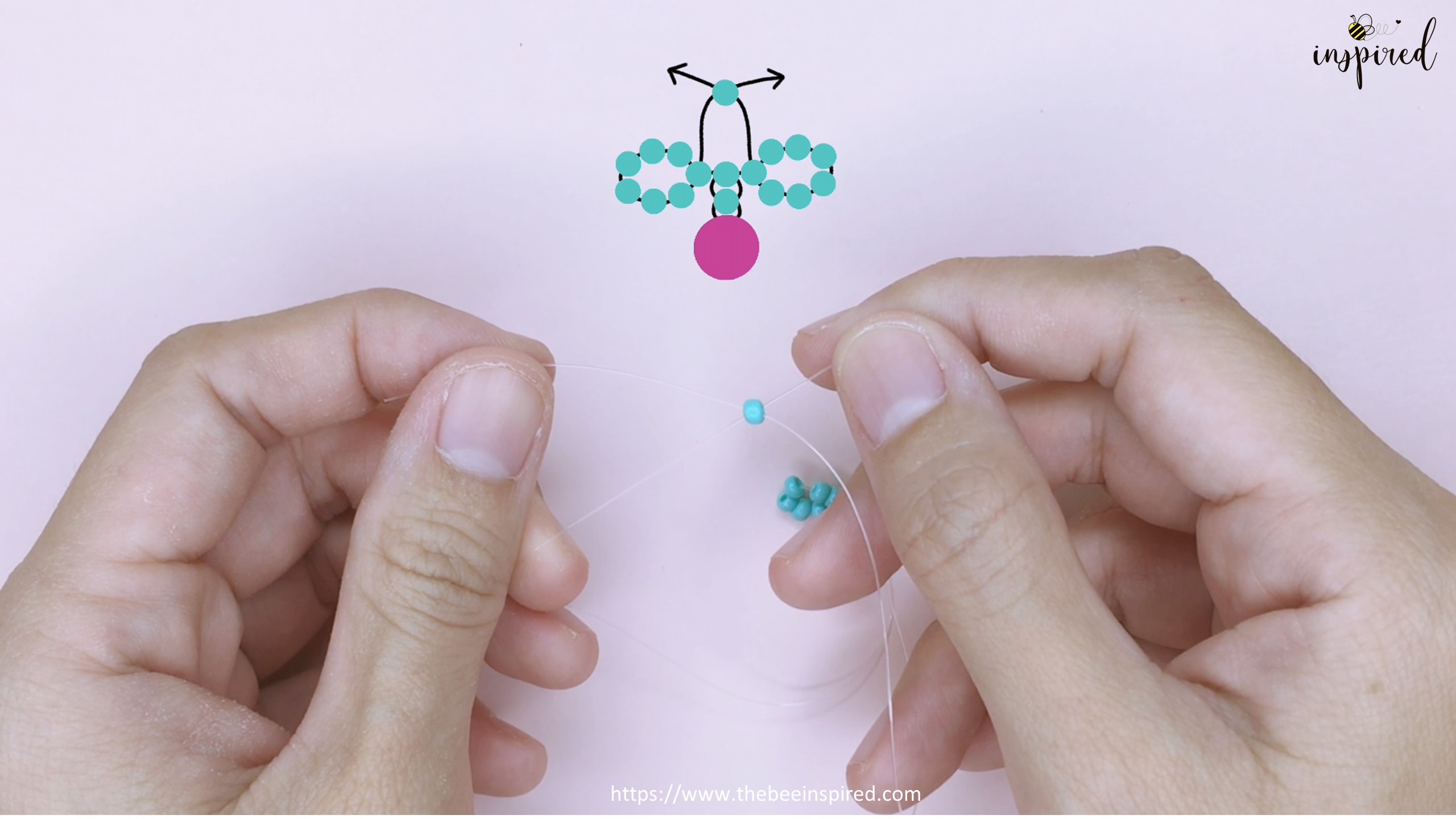 How to Make Cherry Beaded Ring_27
