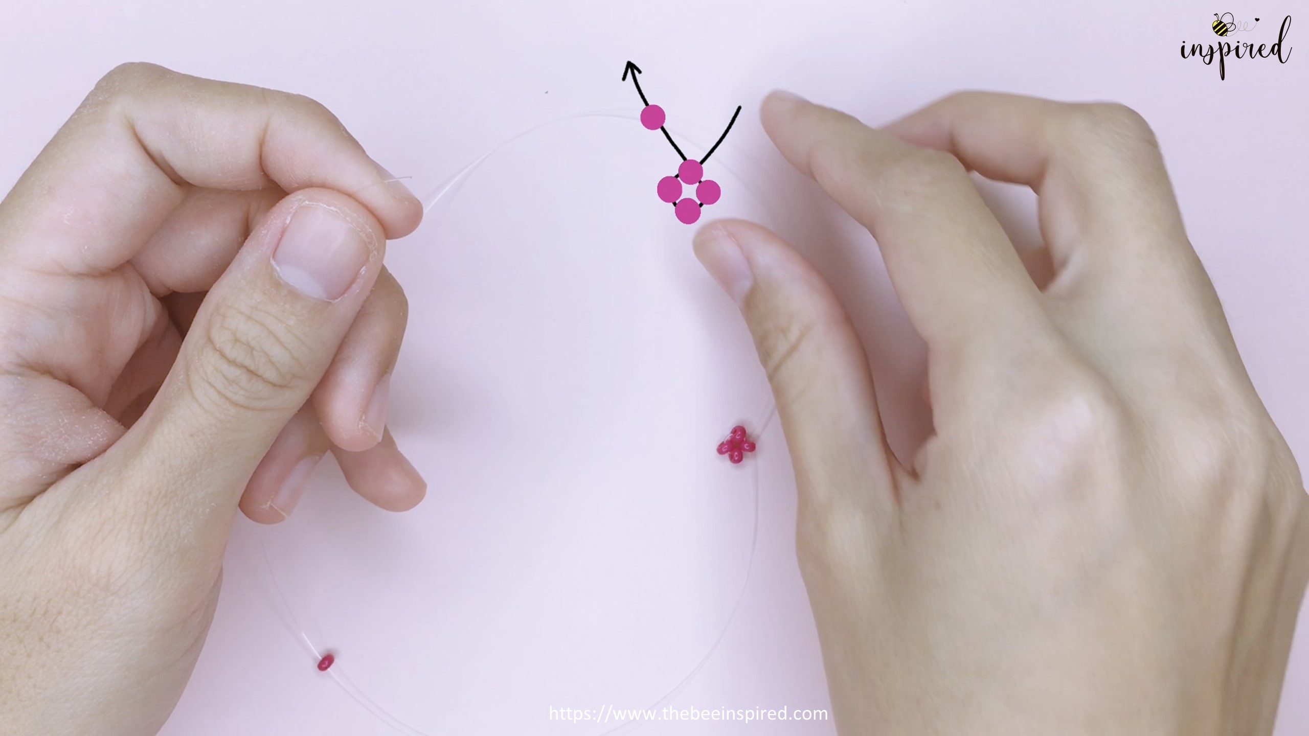 How to Make Cherry Beaded Ring_5