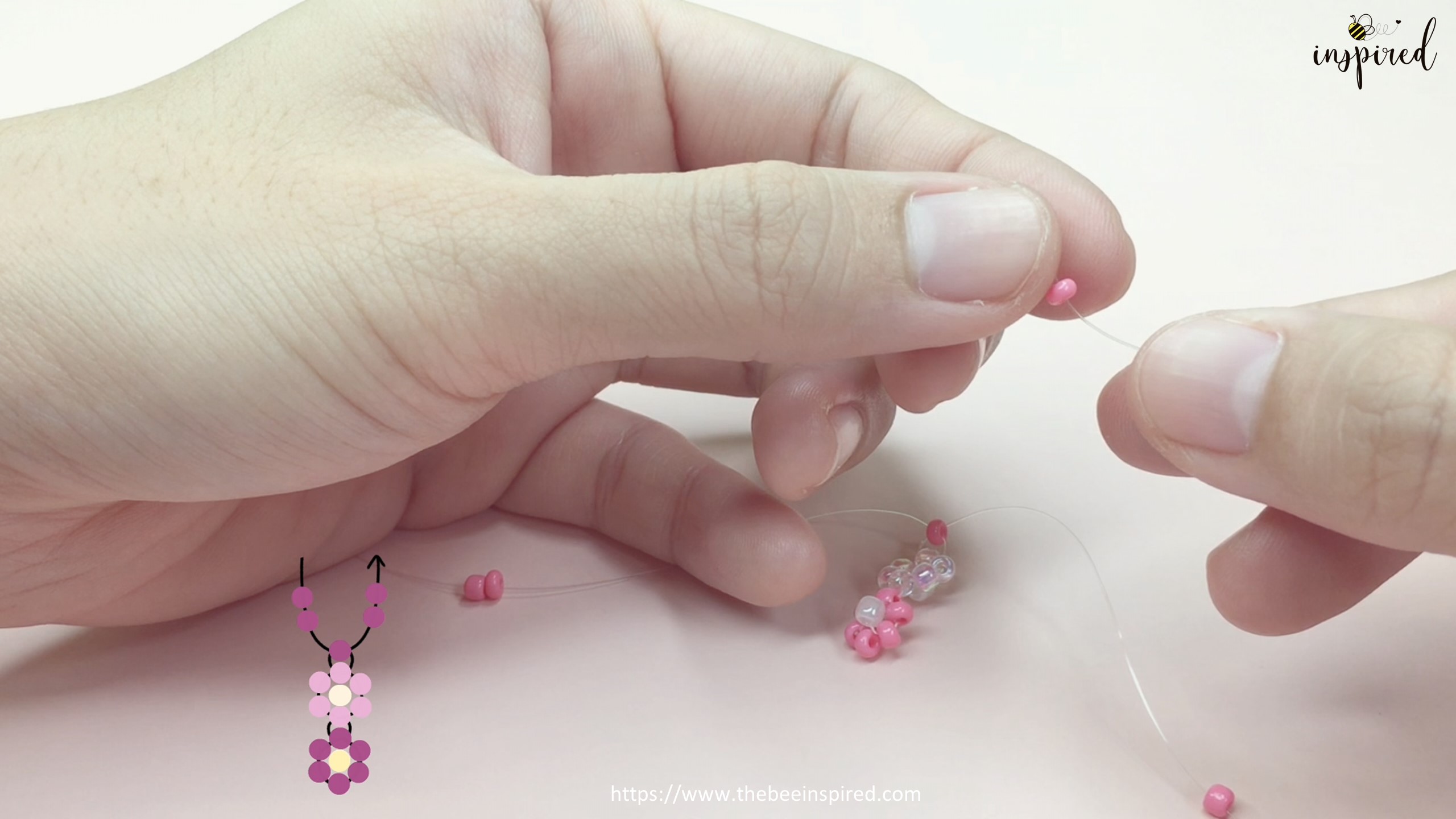 How to Make Daisy Flower Beaded Ring_22