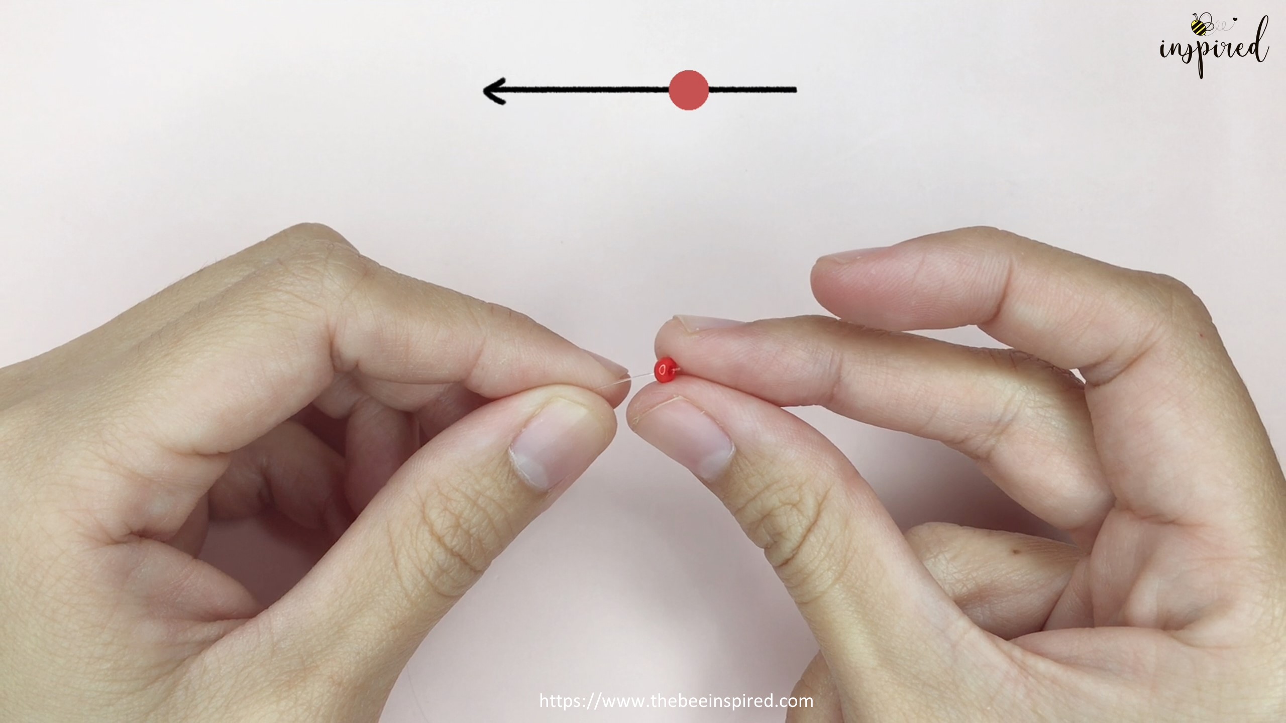 สอนร้อยแหวนลูกปัดลายเห็ด ทำง่ายๆ สไตล์เกาหลี - How to Make Mushroom Beaded Ring_1