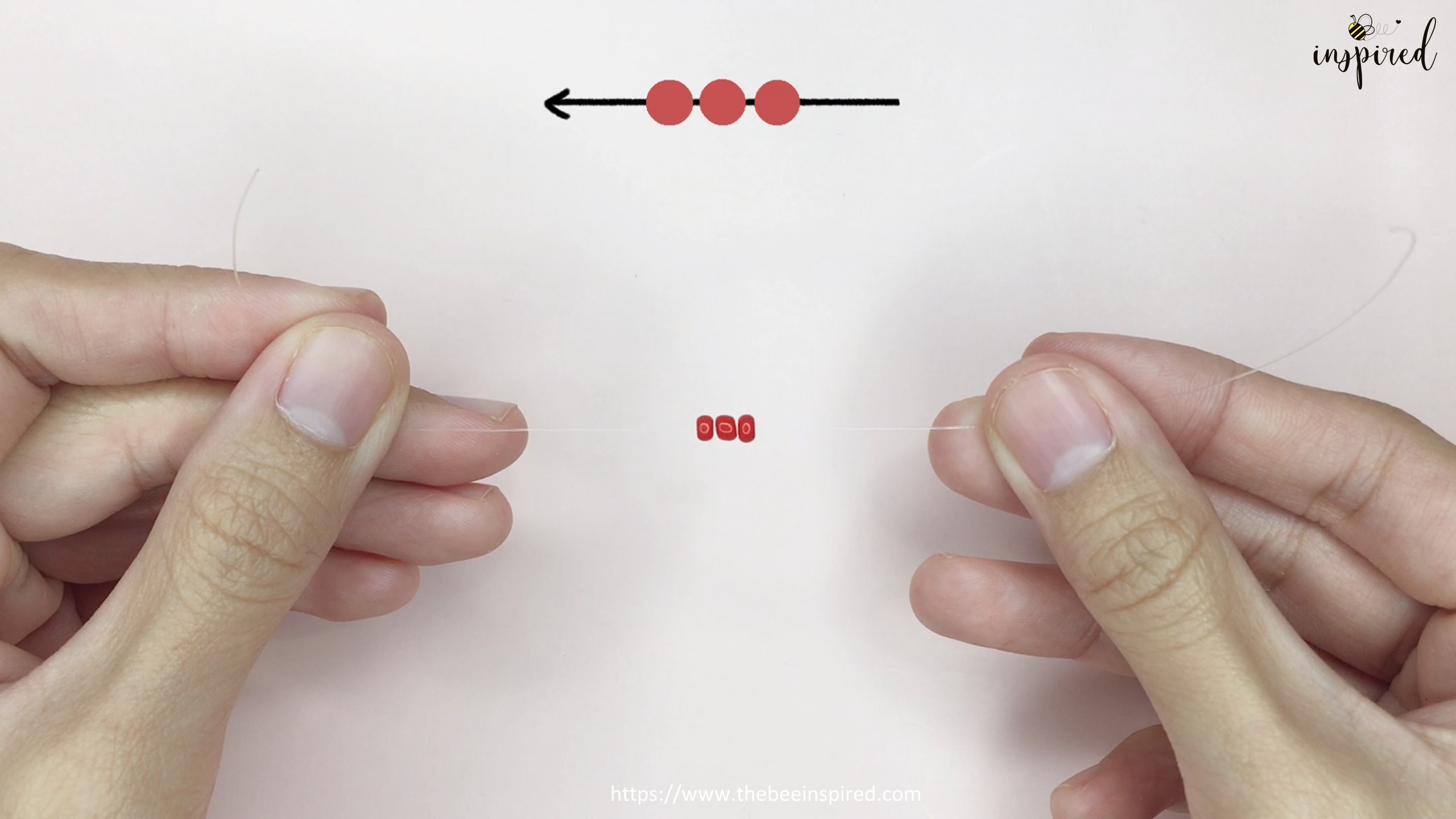 สอนร้อยแหวนลูกปัดลายเห็ด ทำง่ายๆ สไตล์เกาหลี - How to Make Mushroom Beaded Ring_3