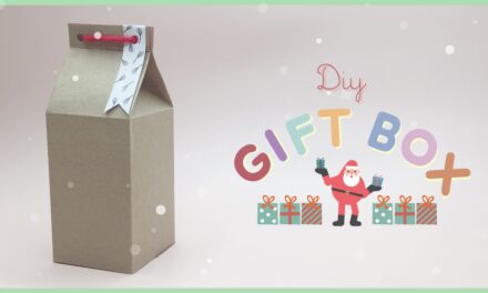 DIY Milk Paper Carton Gift Box Packaging: วิธีห่อของขวัญ วิธีทำกล่องของขวัญต้อนรับวันปีใหม่
