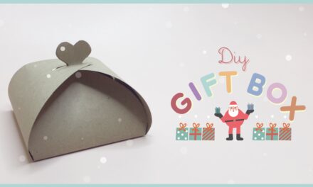DIY Gift Box Packaging without Glue and Tape: วิธีห่อของขวัญ วิธีทำกล่องของขวัญต้อนรับวันปีใหม่