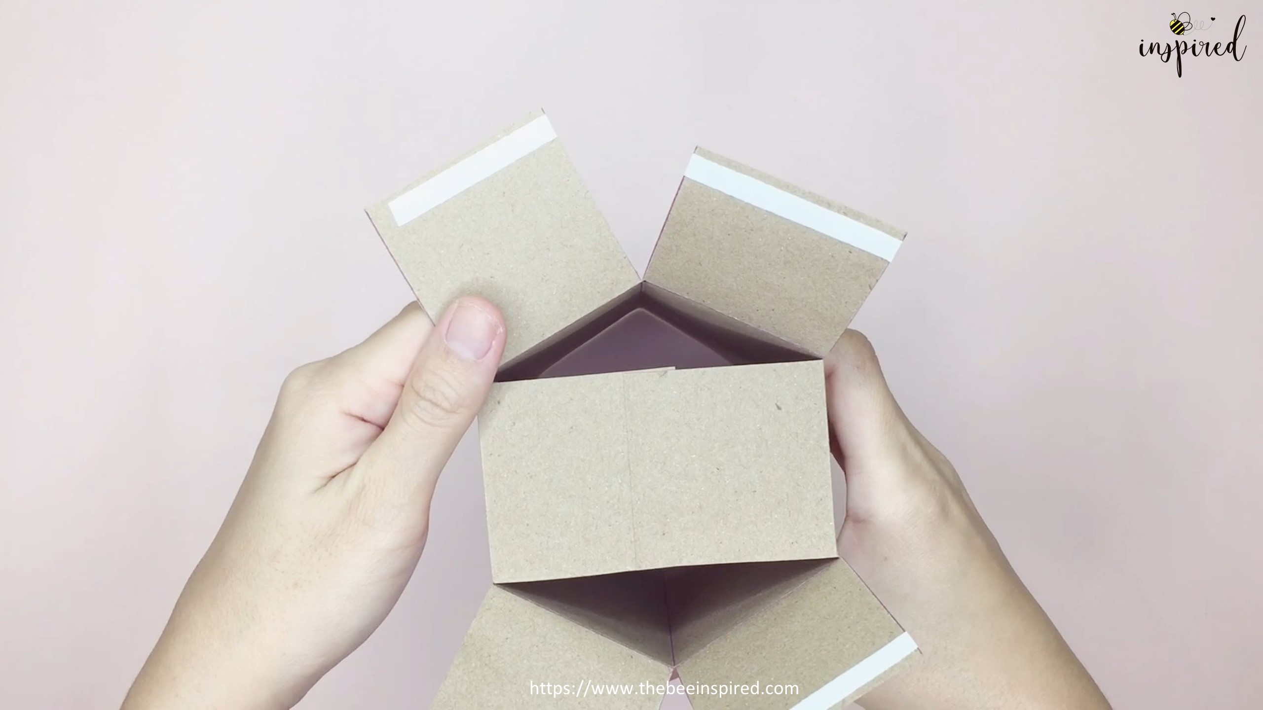 DIY Hexagon Cylinder Paper Gift Box Packaging_20