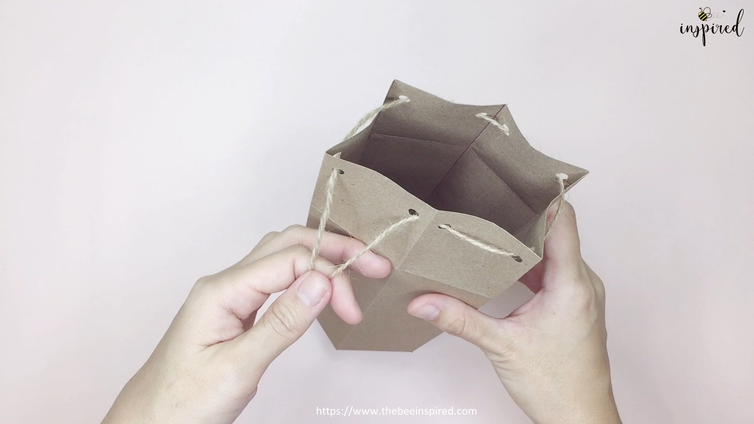 DIY Hexagon Cylinder Paper Gift Box Packaging_29