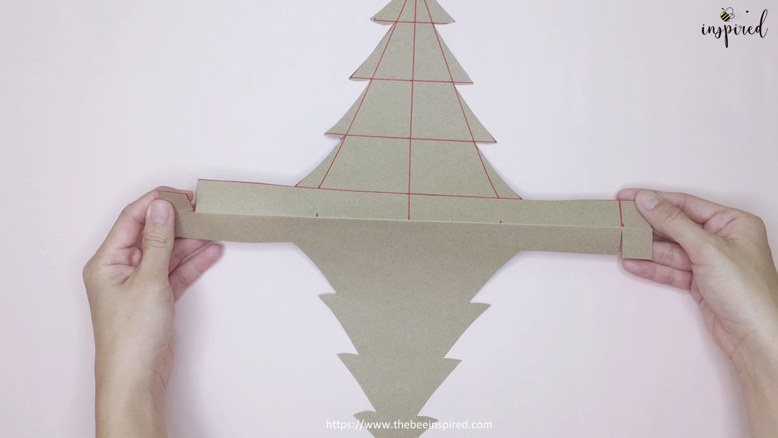 DIY Christmas Tree Paper Gift Box Packaging_17