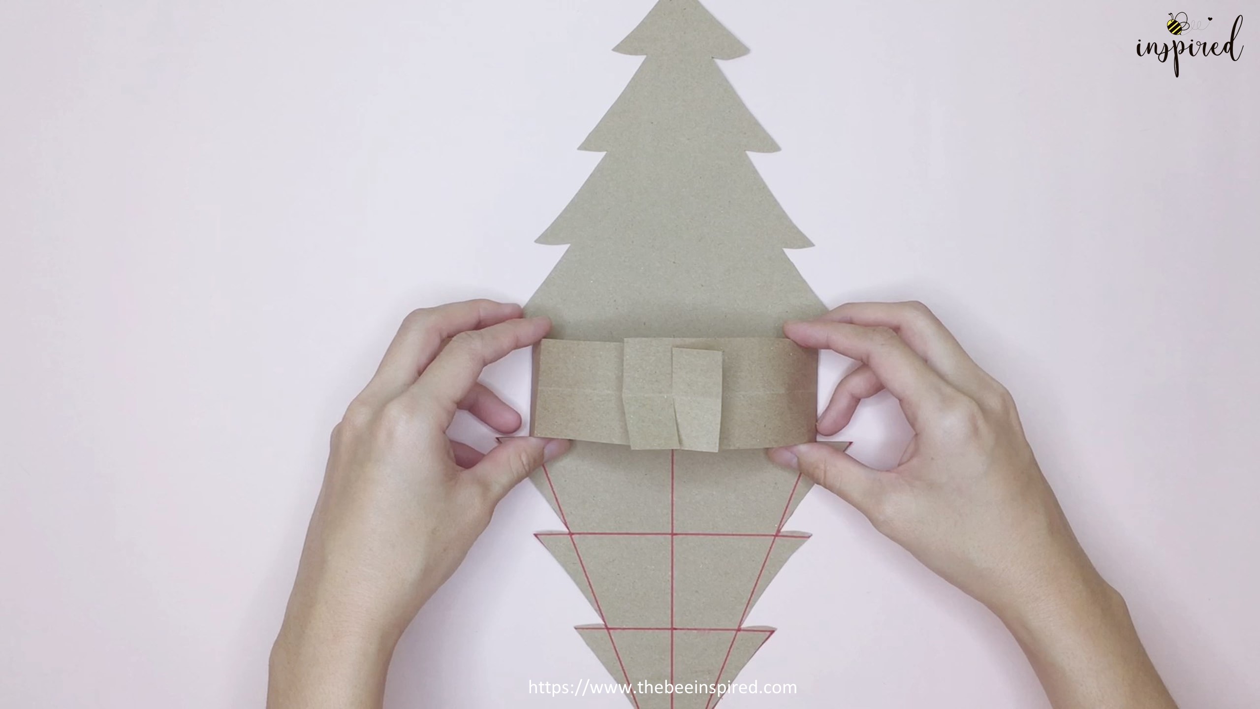 DIY Christmas Tree Paper Gift Box Packaging_23