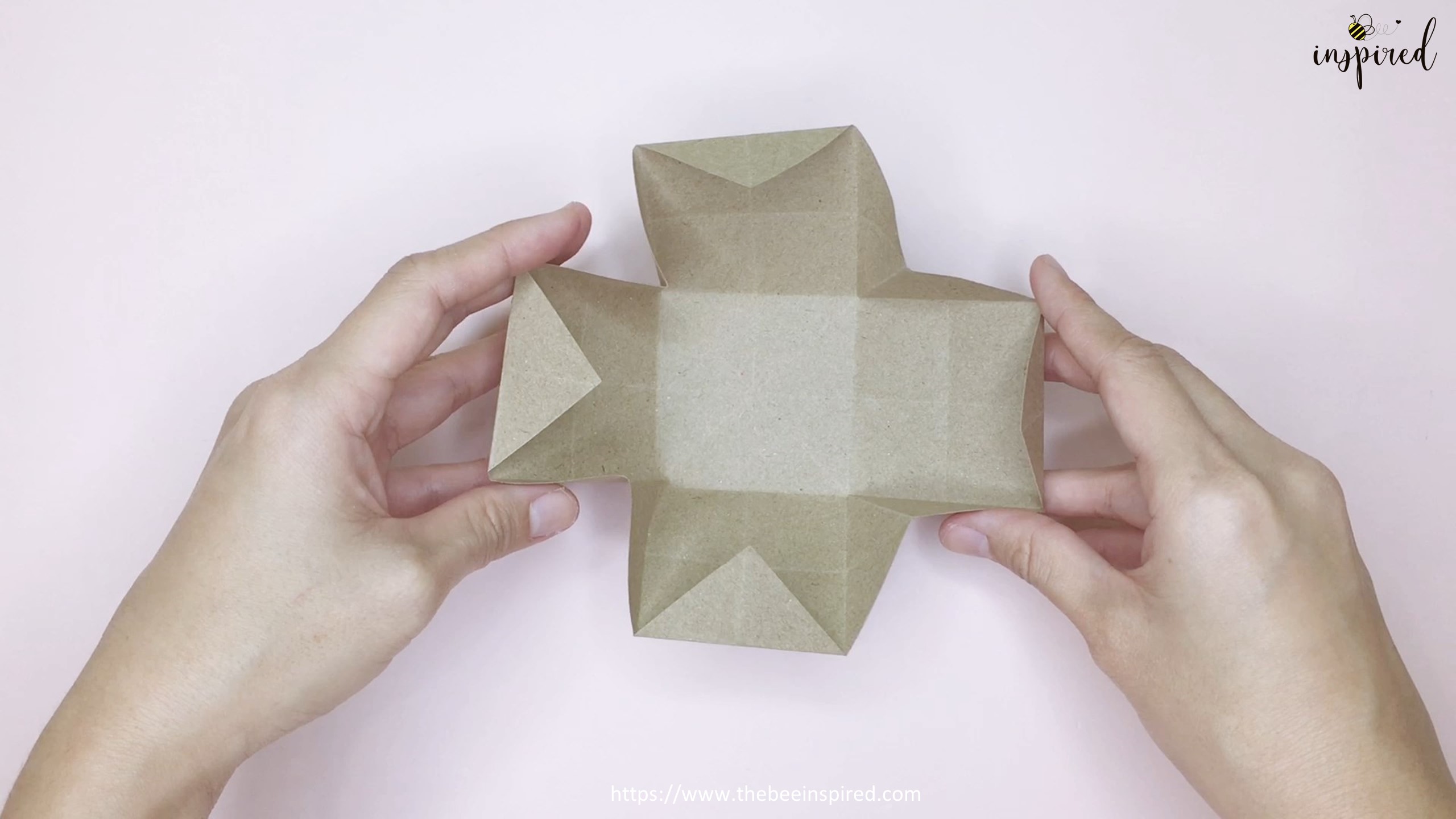 DIY Cube Christmas Paper Gift Box Packaging_11