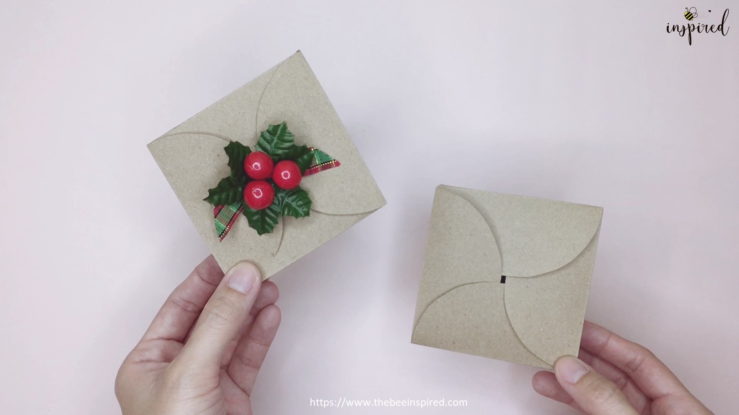 DIY Curve Top Paper Gift Box Packaging_26