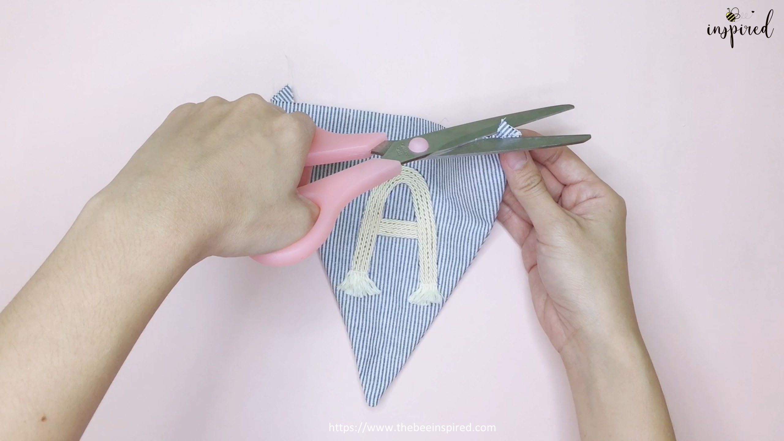 DIY How to Make Name Banner for Room Decor_43