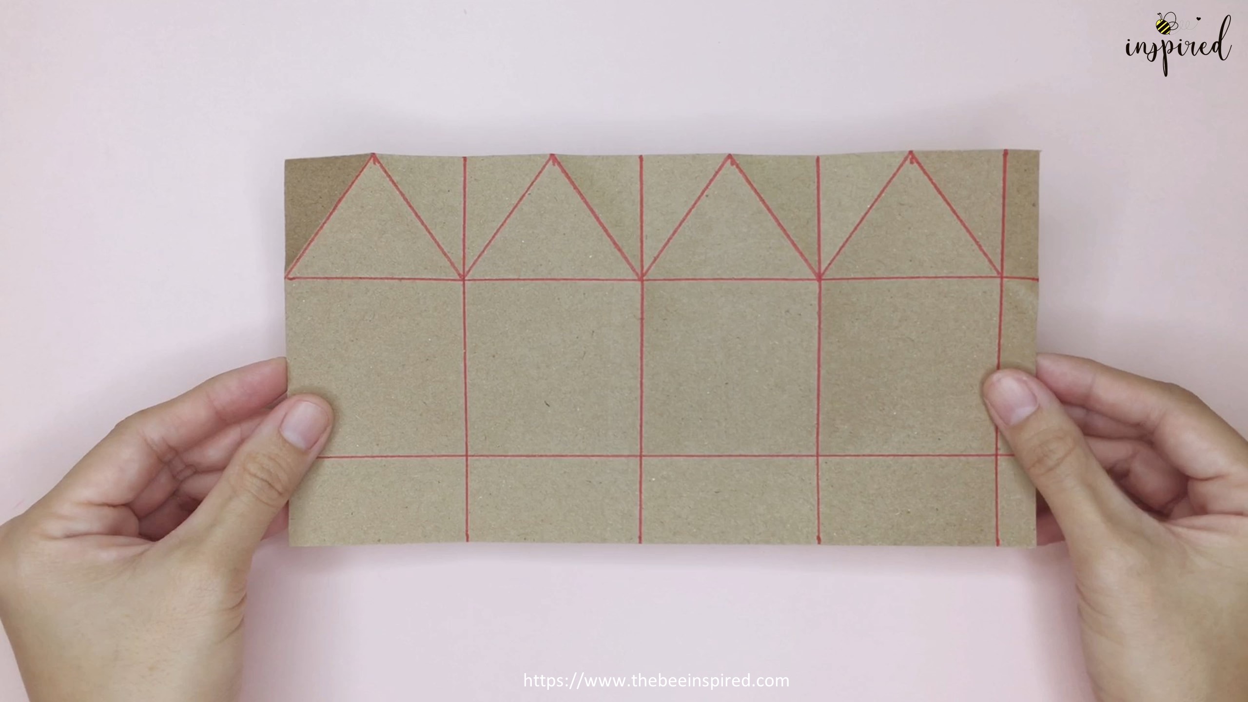 DIY Pyramid Top Paper Gift Box Packaging_11