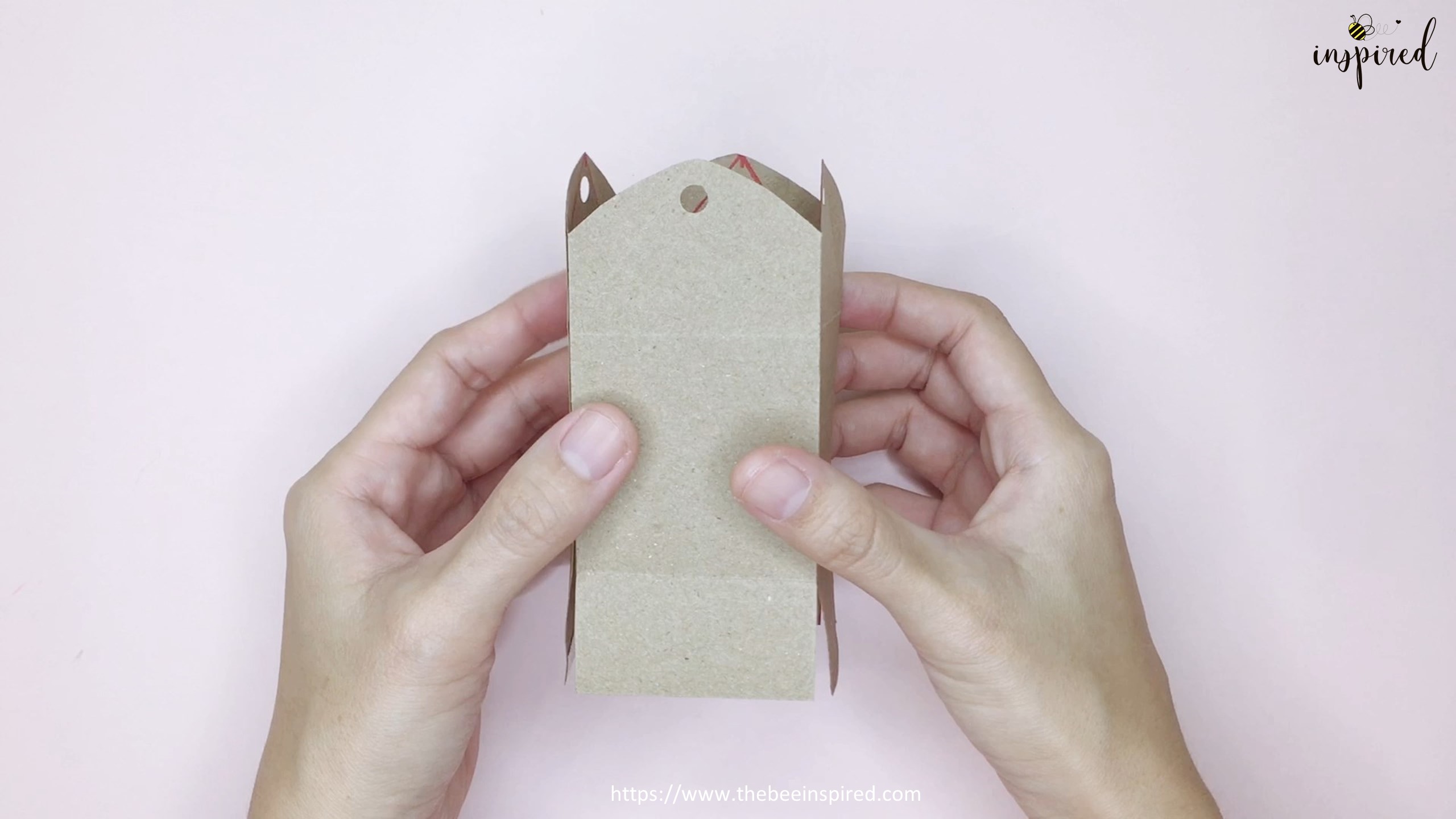 DIY Pyramid Top Paper Gift Box Packaging_26