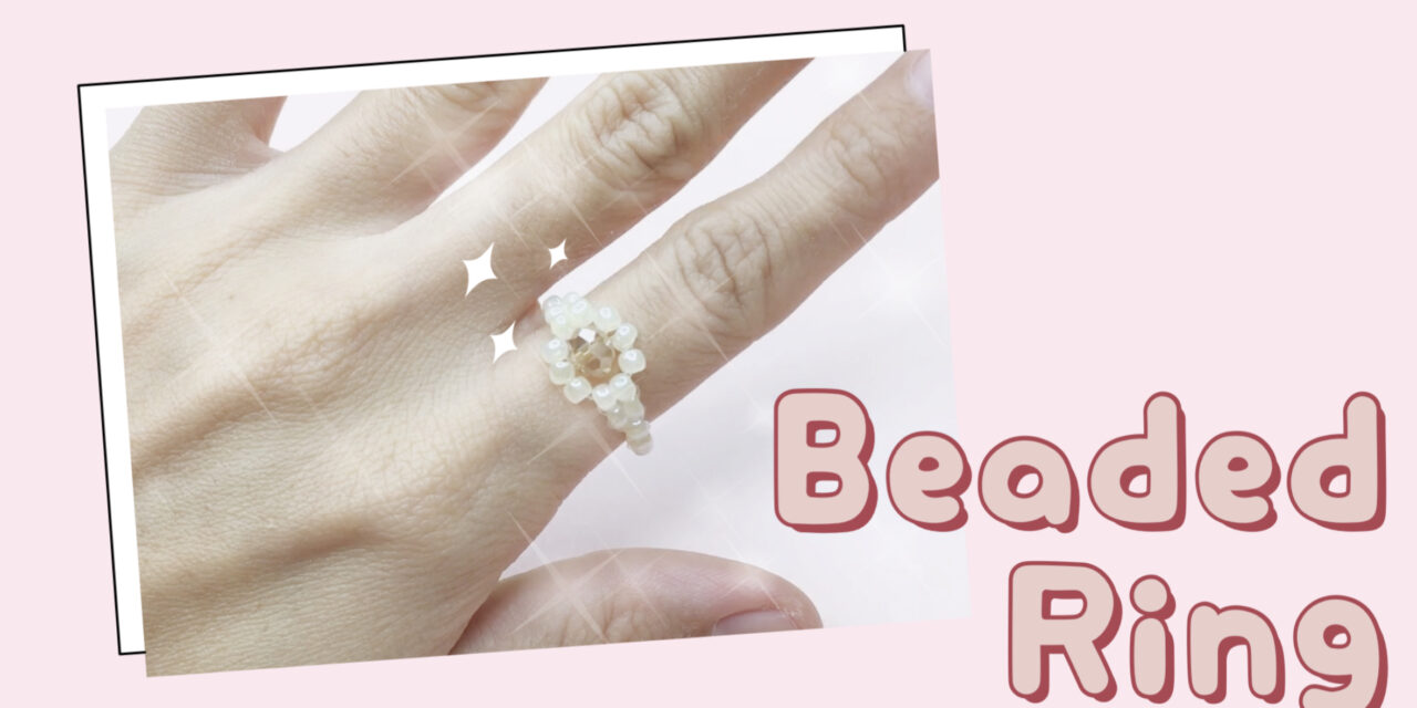 How to Make Diamond Beaded Ring: วิธีทำแหวนลูกปัดง่ายๆ สไตล์เกาหลี 💍✨
