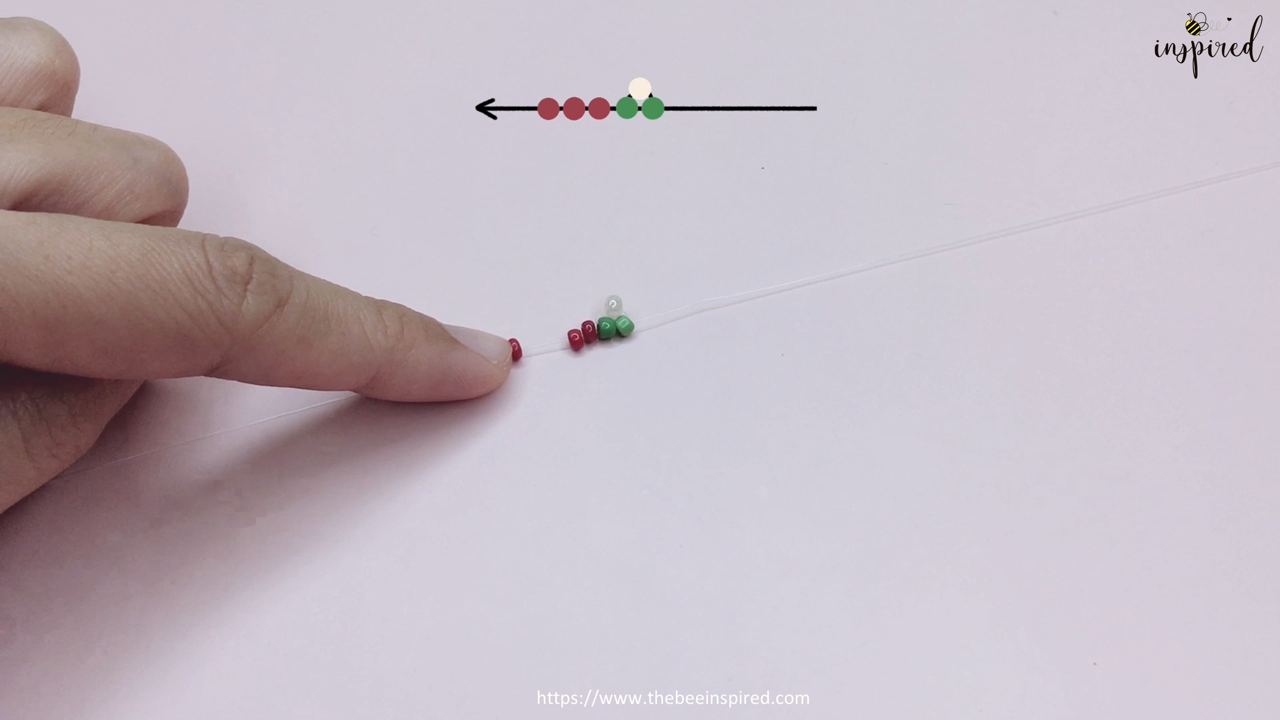 How to Make Christmas Tree Beaded Ring for Christmas_5