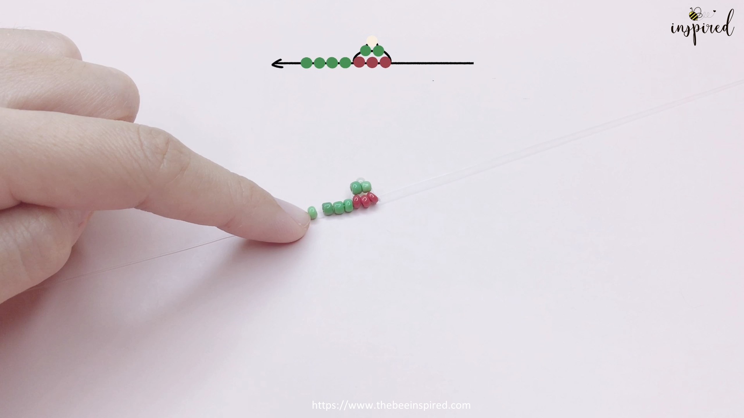 How to Make Christmas Tree Beaded Ring for Christmas_8