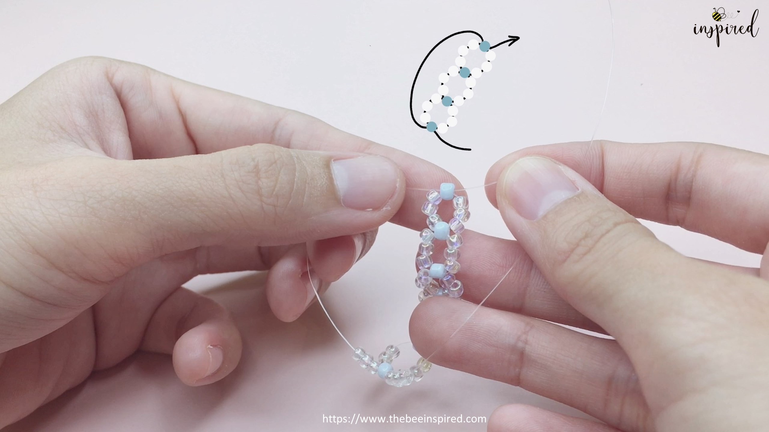 How to Make Circle Beaded Ring_10