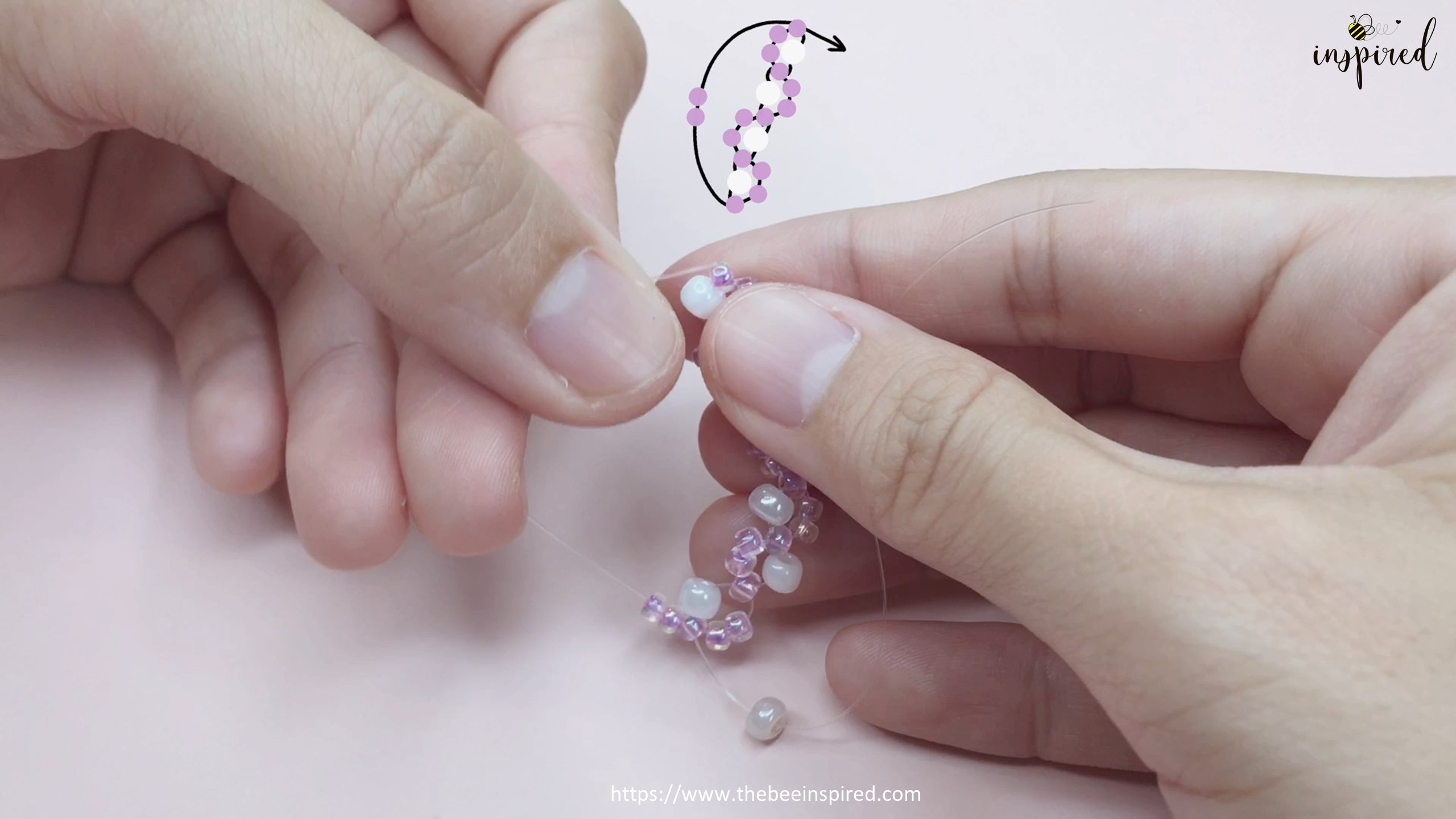 How to Make Curve Beaded Ring_11