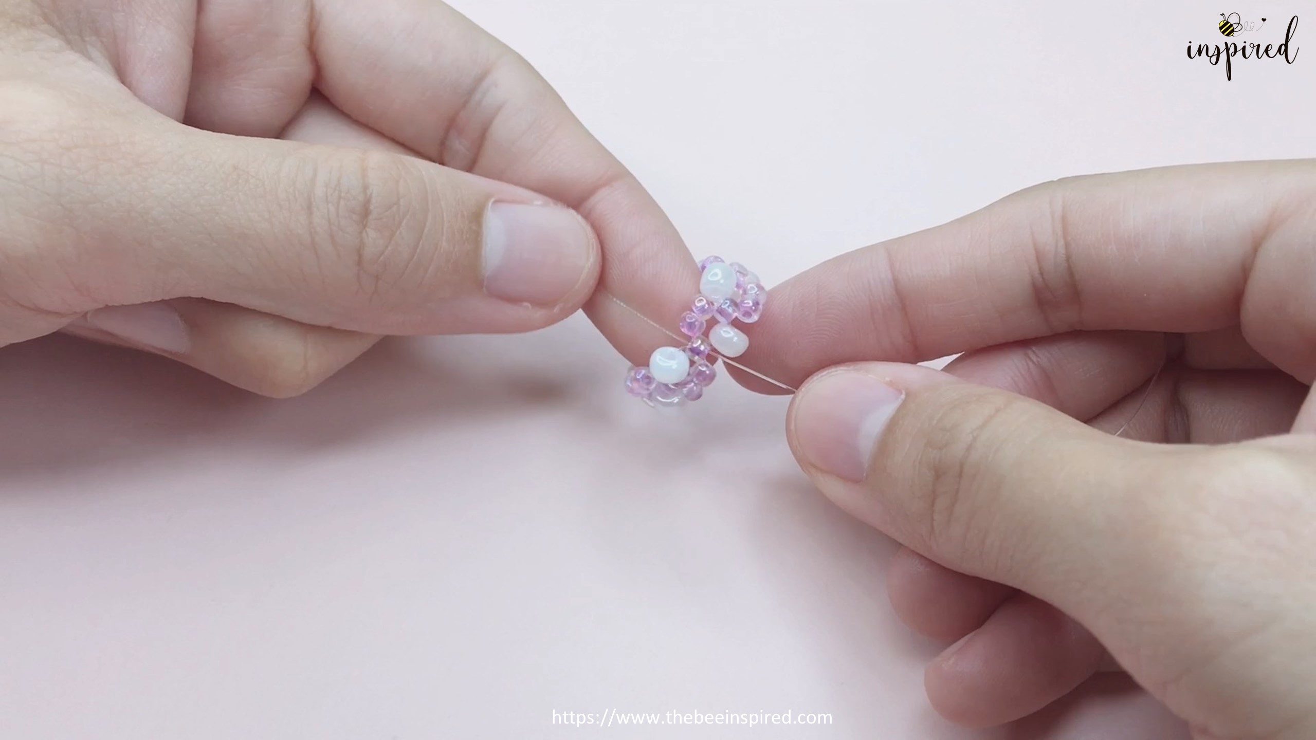 How to Make Curve Beaded Ring_13