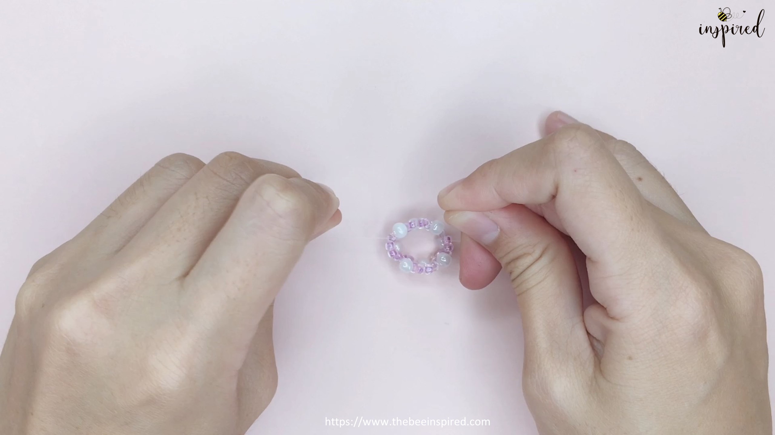 How to Make Curve Beaded Ring_14