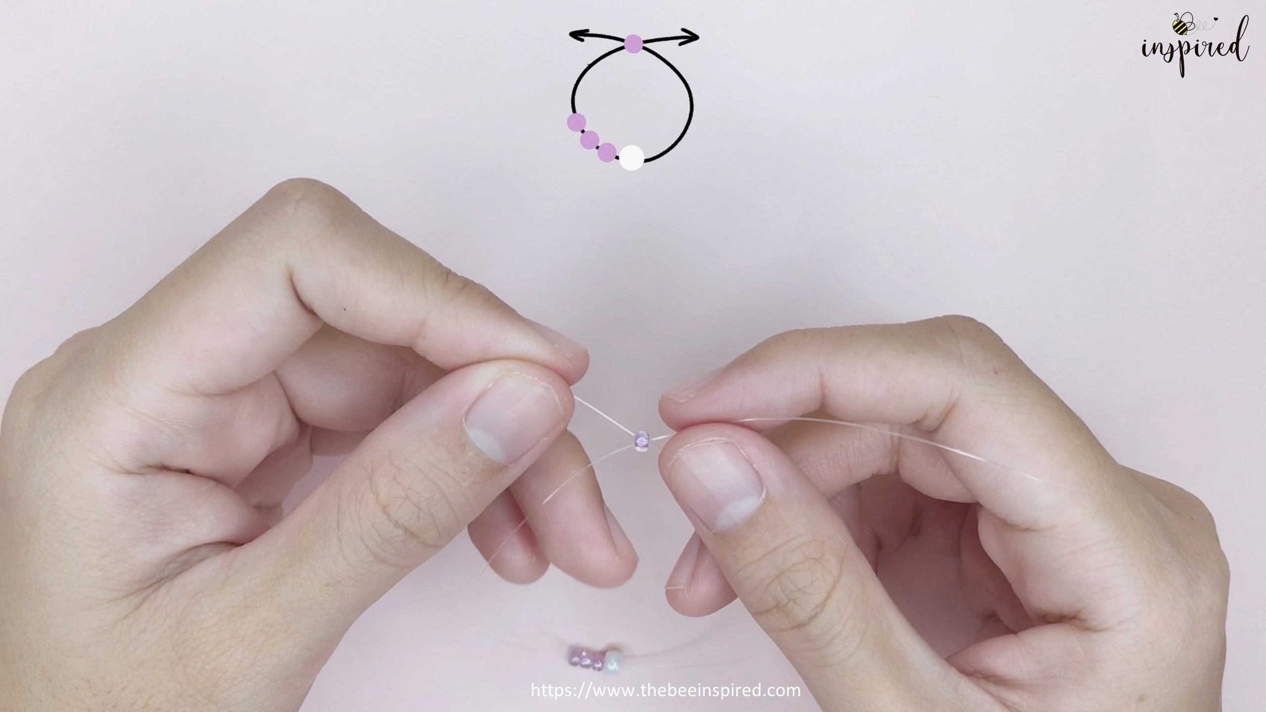 How to Make Curve Beaded Ring_2