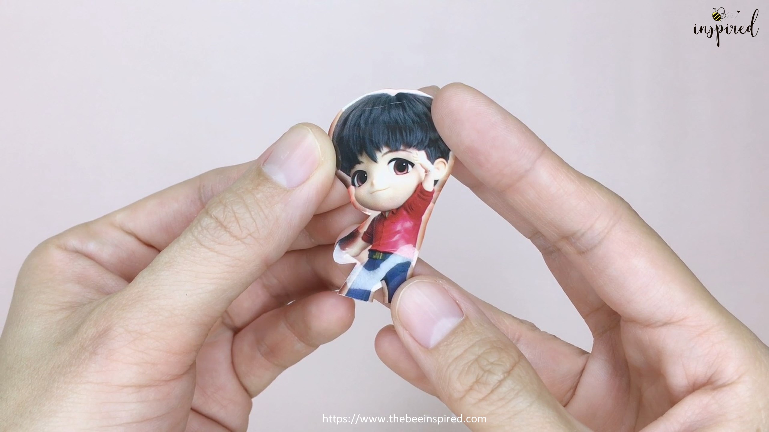 How to Make Downy x Tiny Tan BTS Sticker from Clear Sticker and Clear Packaging Tape_8