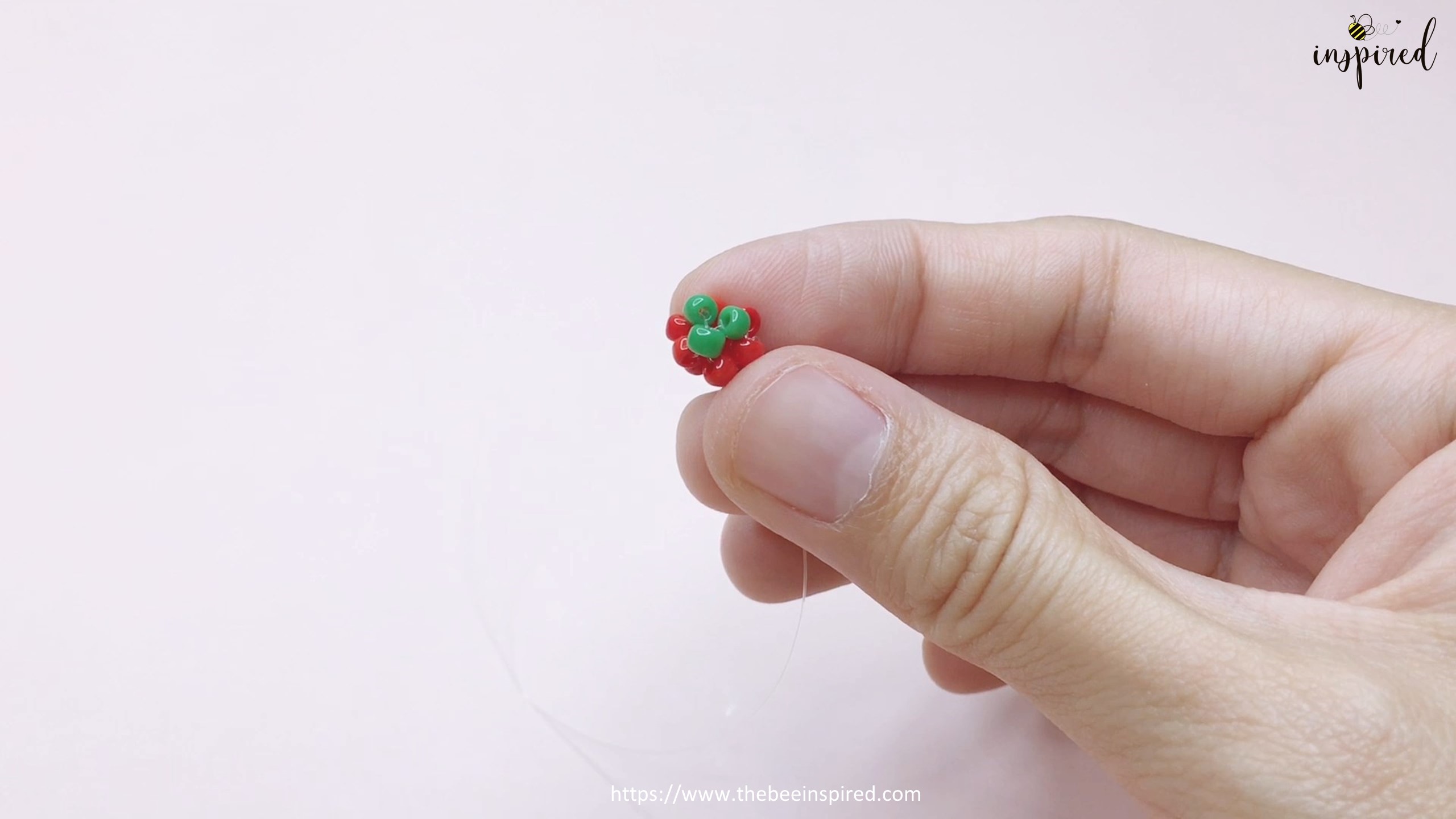 How to Make Strawberry Beaded Ring_14