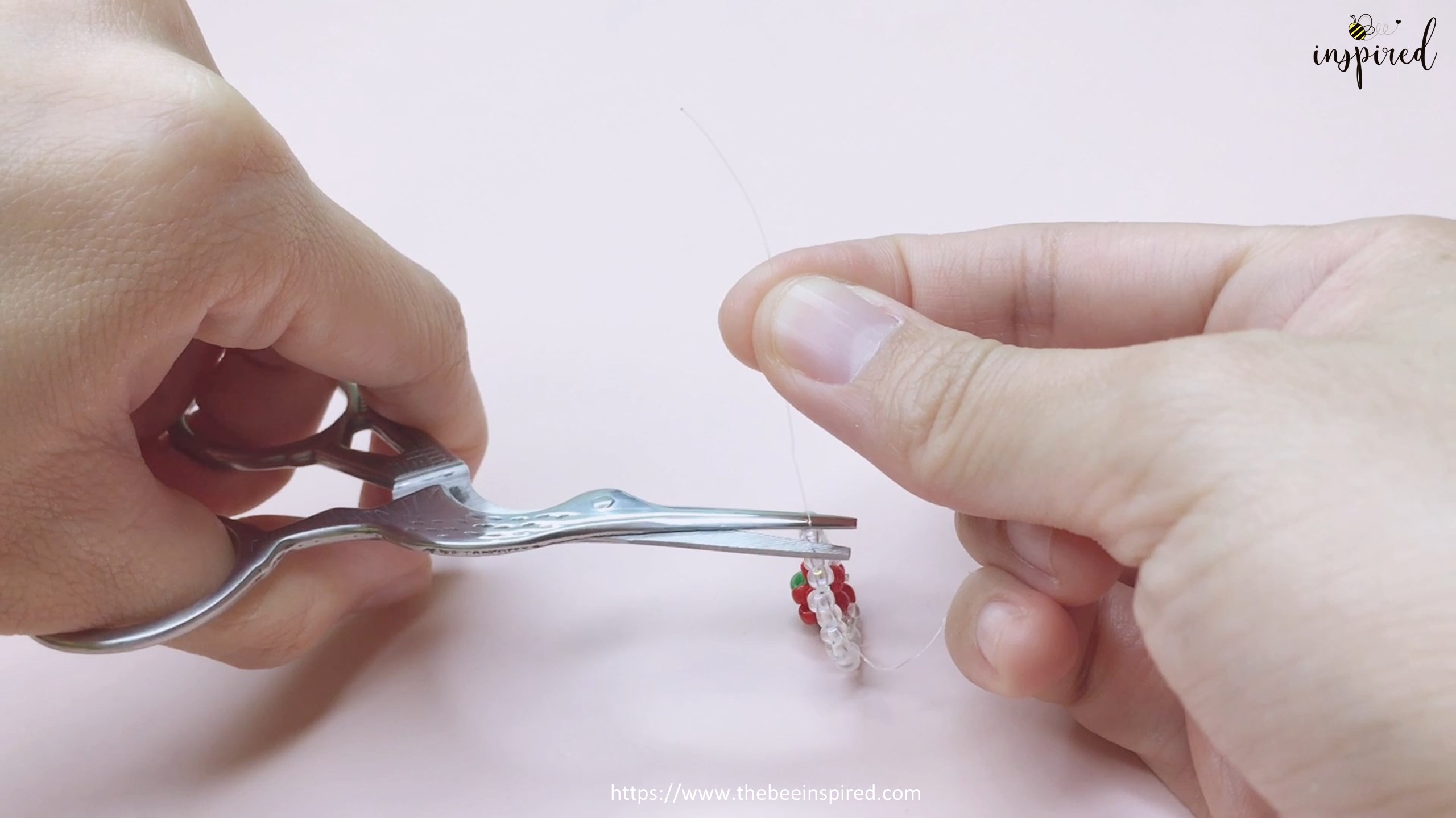How to Make Strawberry Beaded Ring_28