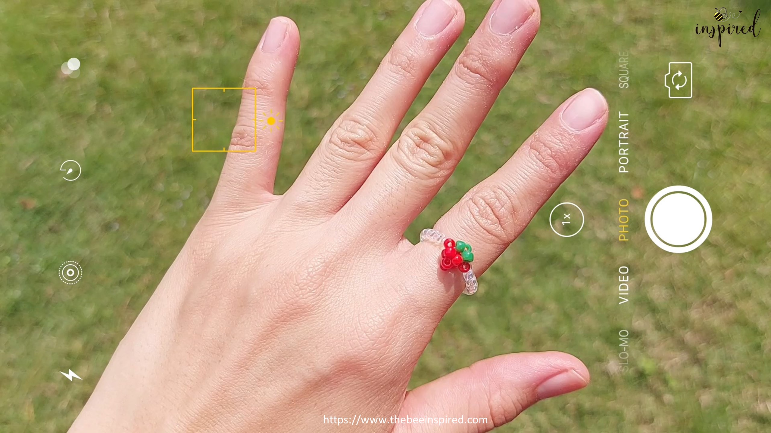 How to Make Strawberry Beaded Ring_30