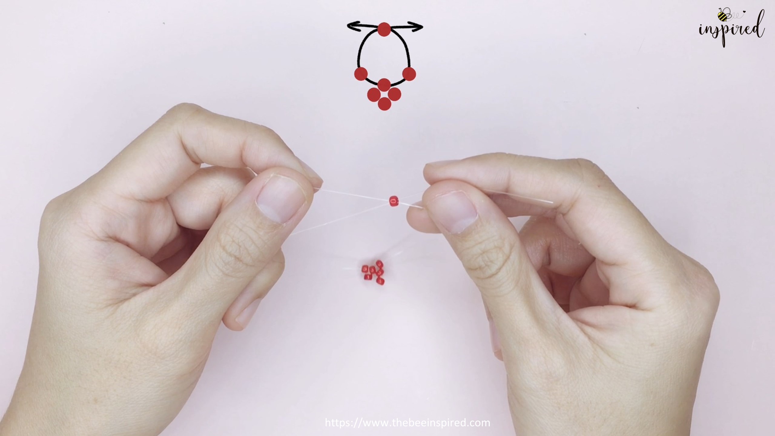 How to Make Strawberry Beaded Ring_6