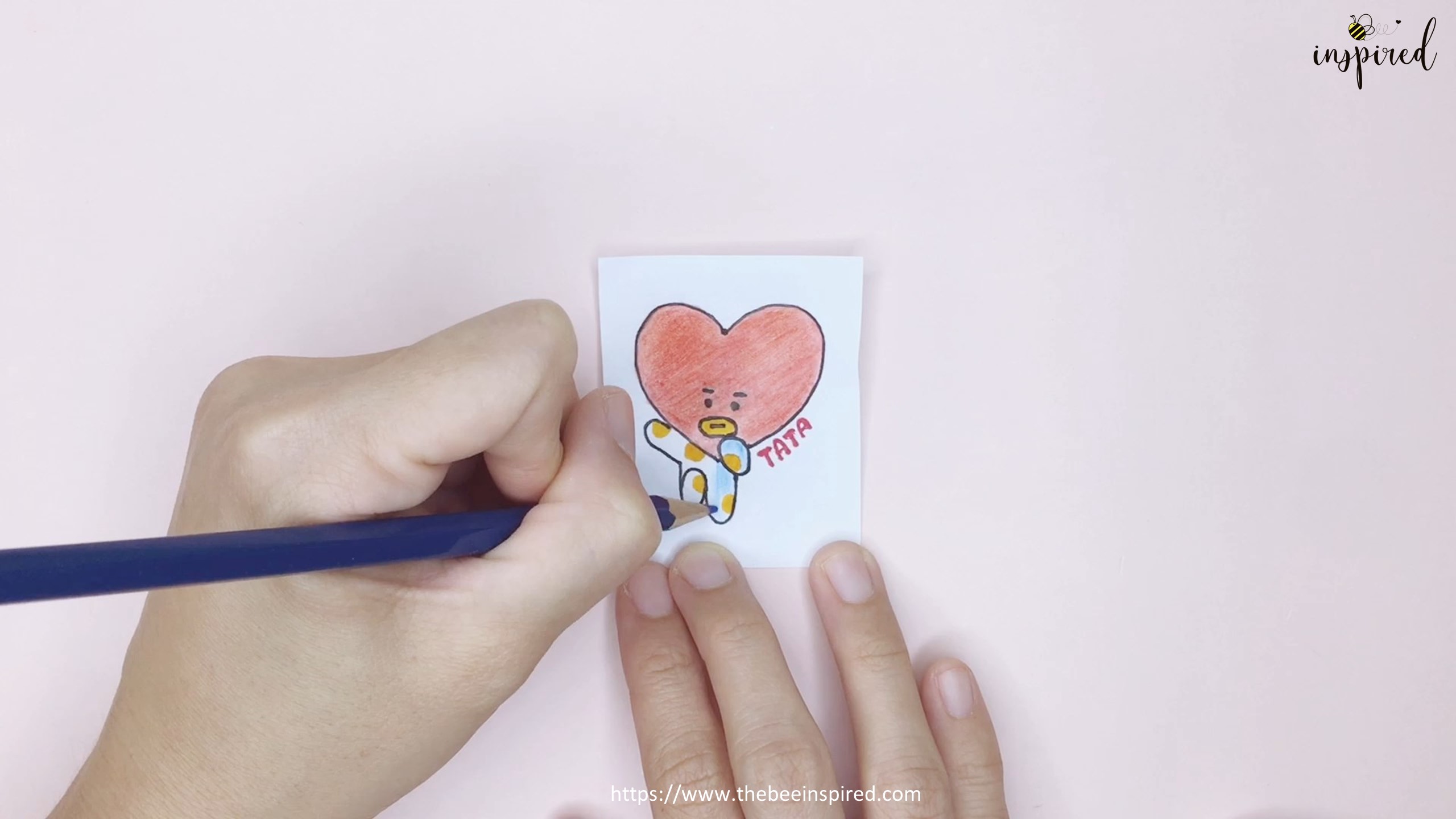 How to Make BTS Sticker from My Drawing without Sticker Paper_7