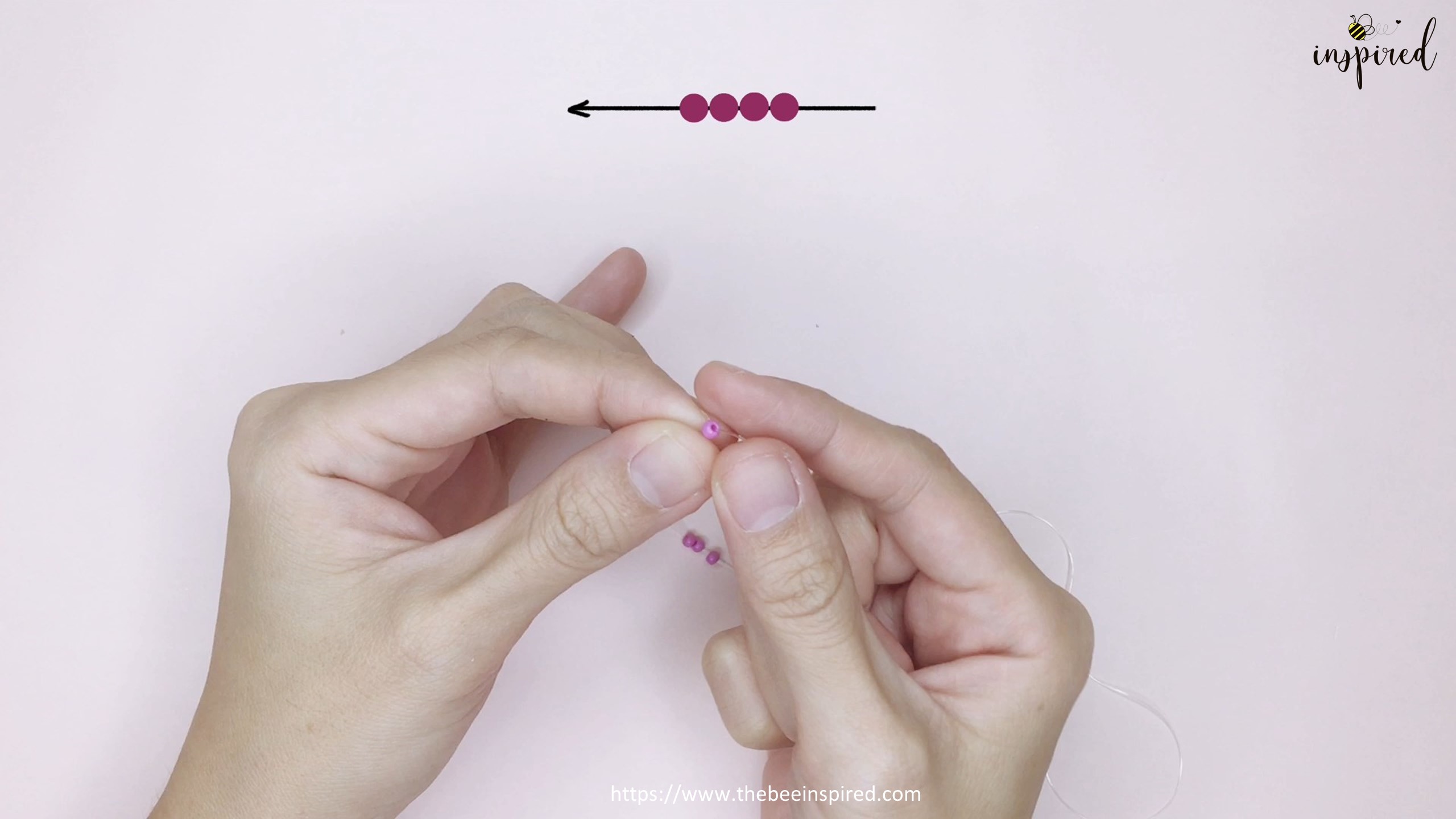 How to Make Daisy Flower Beaded Bracelet Jewelry_1
