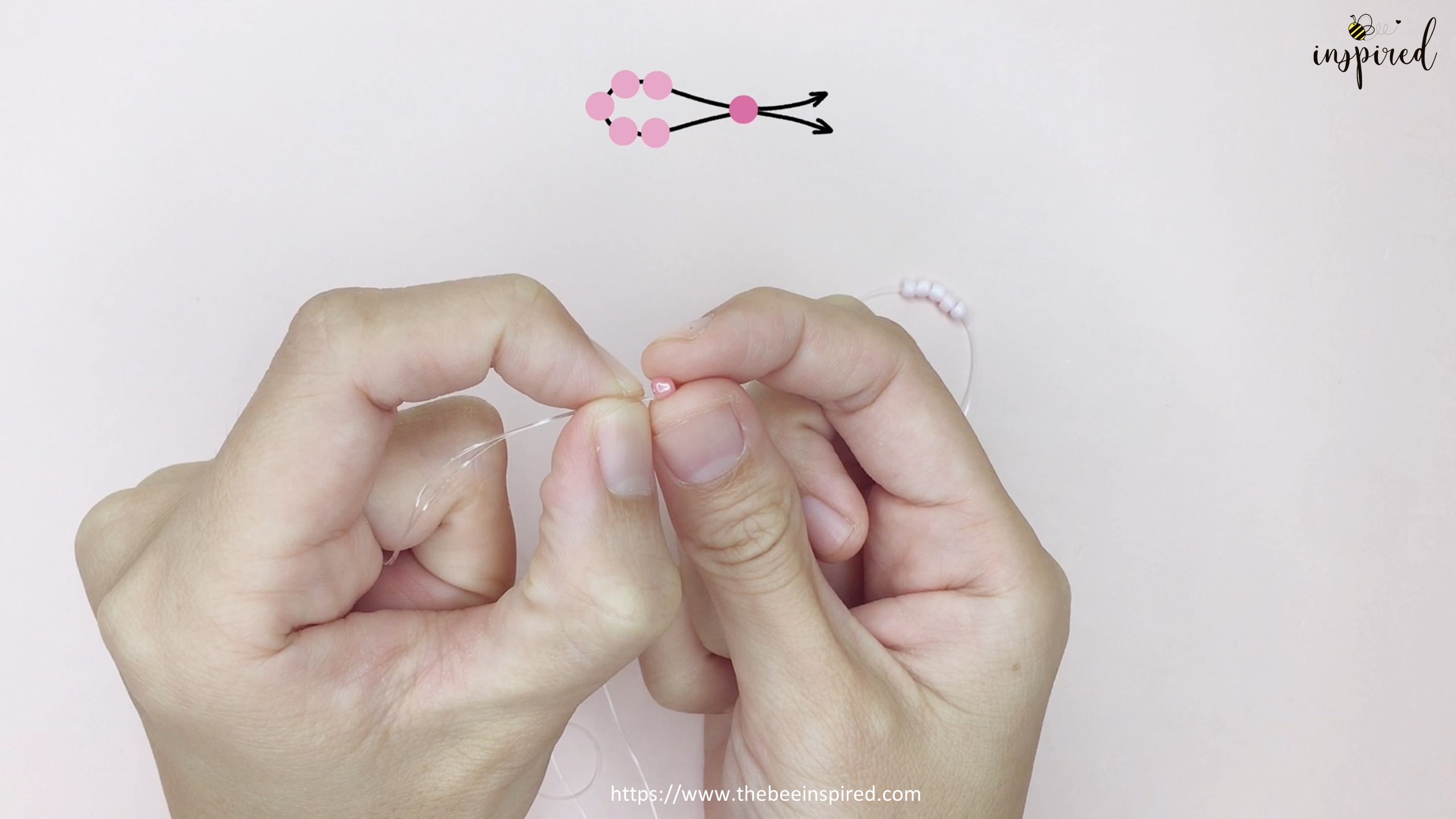 How to Make Daisy Flower Beaded Bracelet Jewelry_3