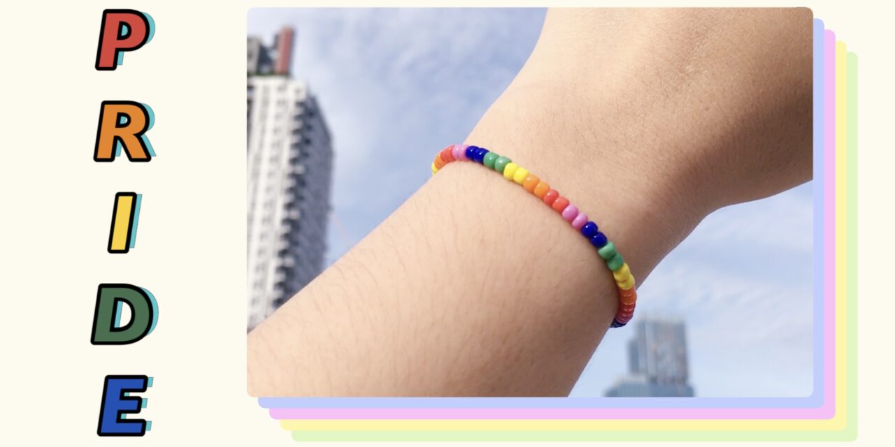 How to Make Pride Beaded Bracelet (LGBTQ+) : ร้อยกำไลลูกปัดต้อนรับ Pride Month 🏳️‍🌈