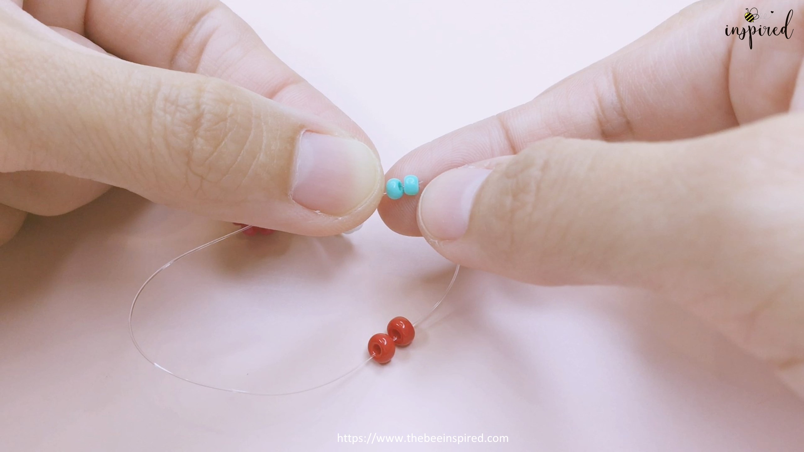 DIY Cherry Beaded Bracelet_50